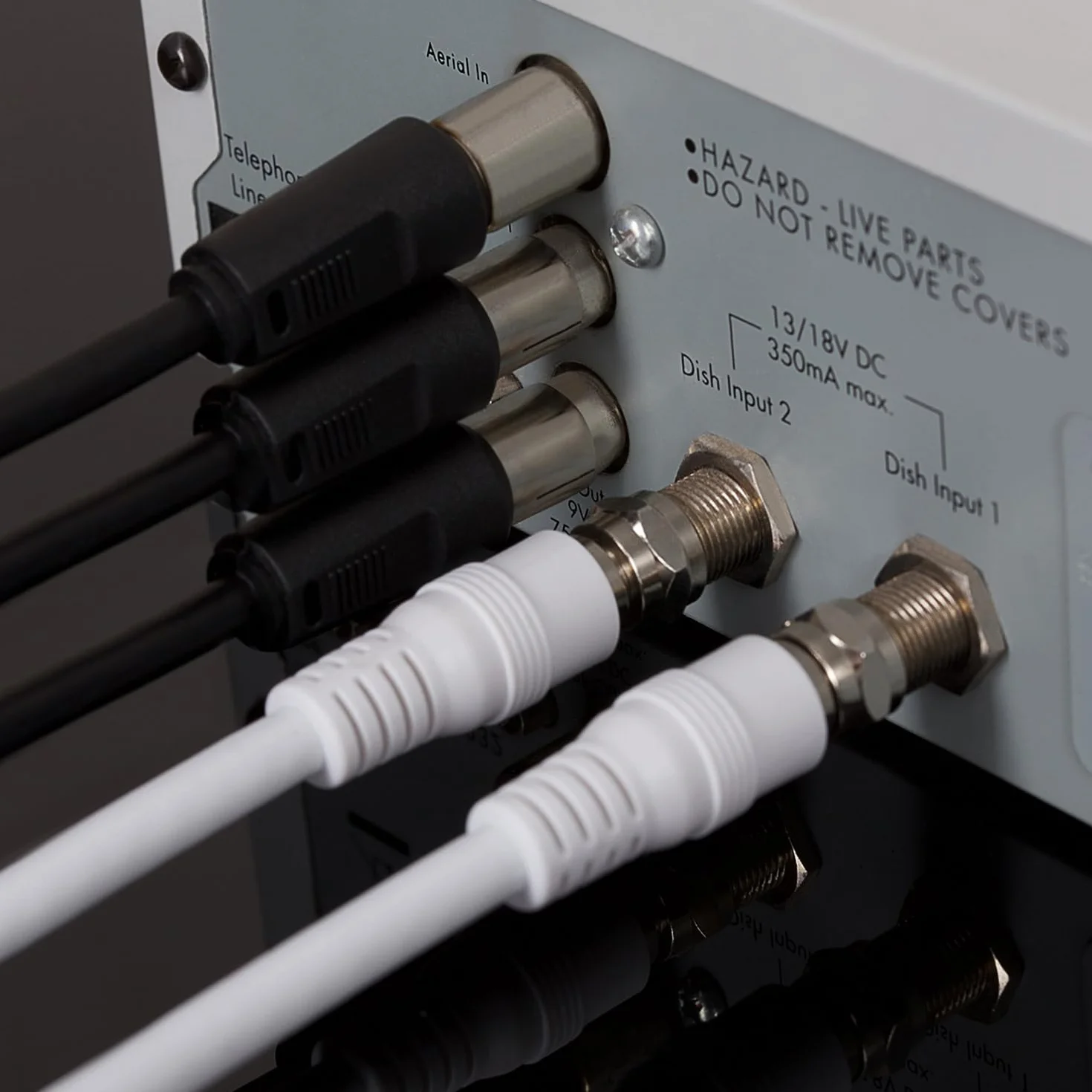 Maplin Kabel antenowy satelitarno-telewizyjny 1 m kabel koncentryczny typu F męski na męski RF