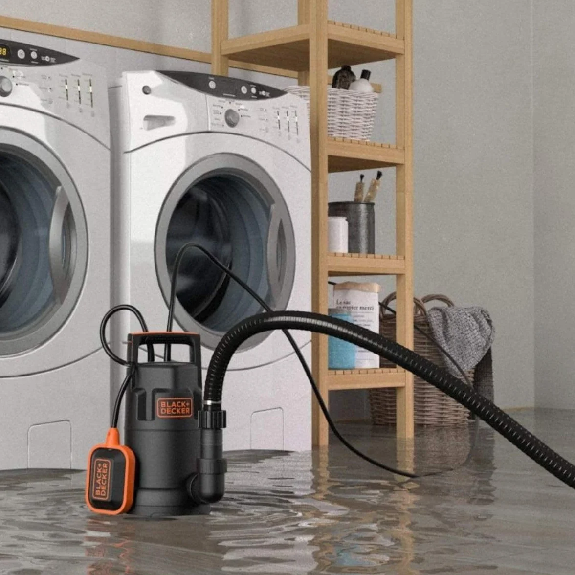 BLACK+DECKER BXUP750PTE pompa głębinowa 750 W 13000 l/h 8 m