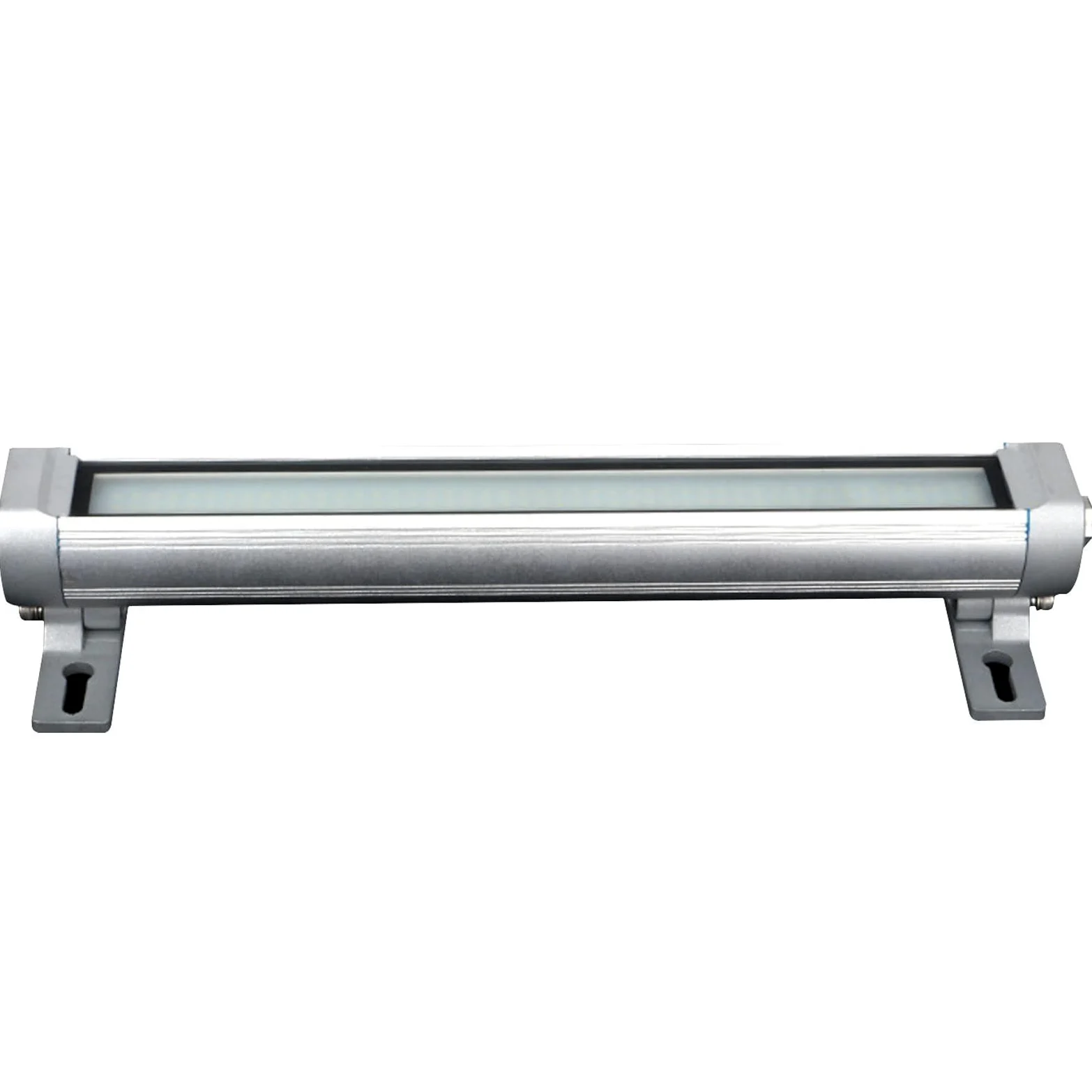 Aluminiowa Rura Oświetleniowa 10/12/16/20 W Z Regulowaną Podstawą, Wodoodporna Lampa Do Obrabiarek Przemysłowy, Przeciwwybuchowy Reflektor LED, Do Oświetlenia Warsztatu Frezar(Size:12w,Color:24v)
