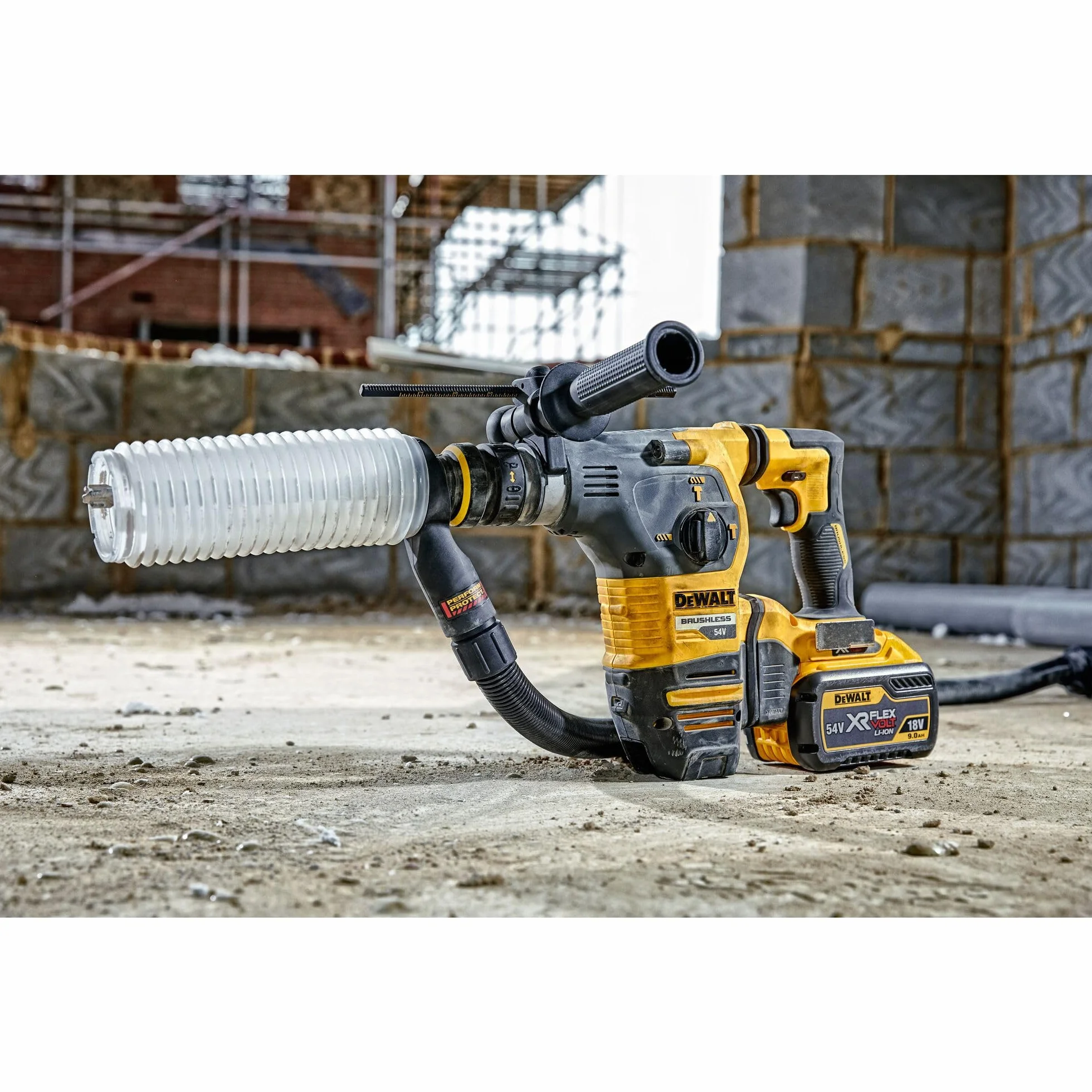 DEWALT Praktyczny Sistema extracción polvo do młoteks sds-Plus dla profesjonalistów i majsterkowiczów do pracy profesjonalnej wysoka trwałość