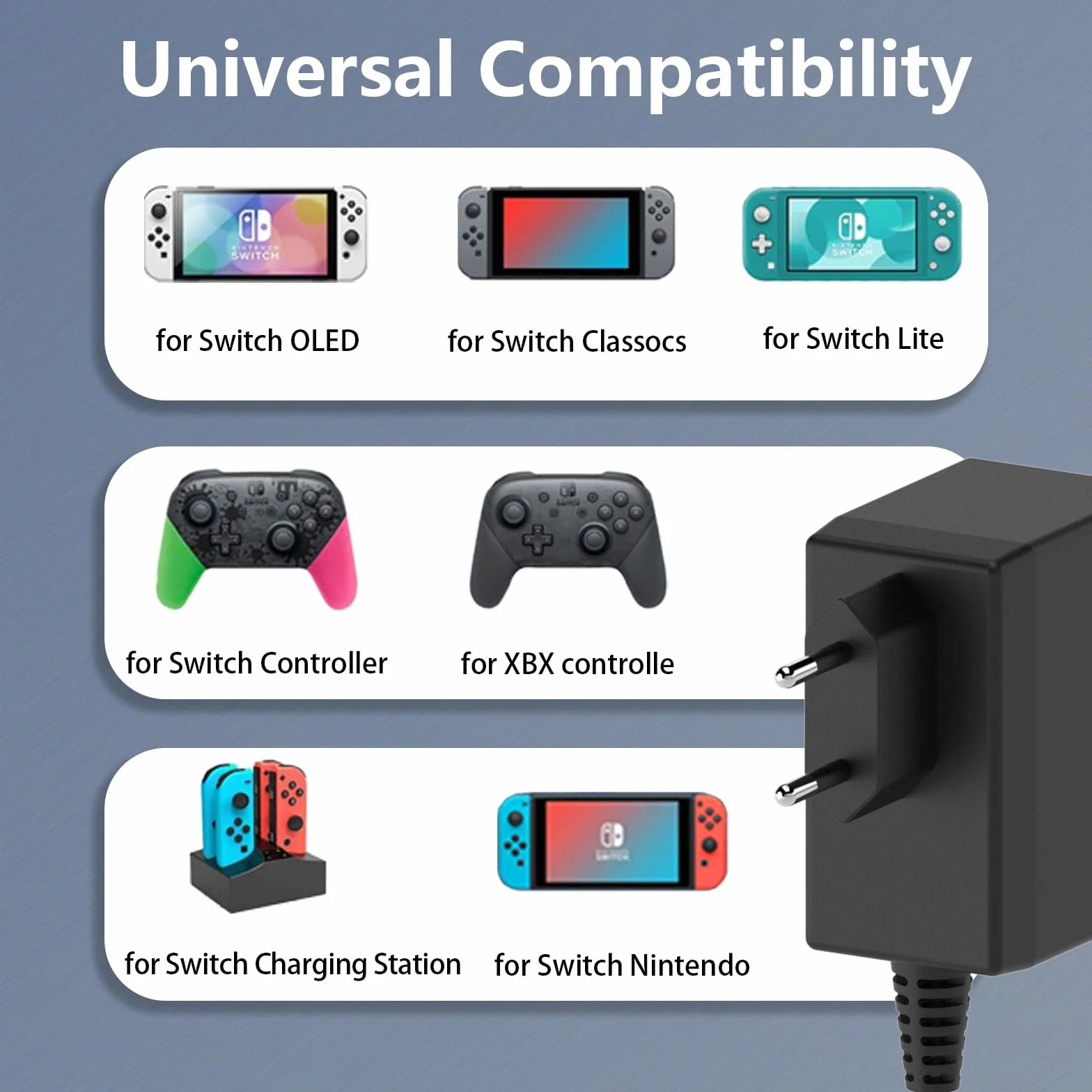 ﾅ∥dowarka 39W USB-C do USB C Switch Oficjalna Nintendo Switch/Switch Lite/Switch OLED 15V ﾅ∥dowarka Zasilacz C0060