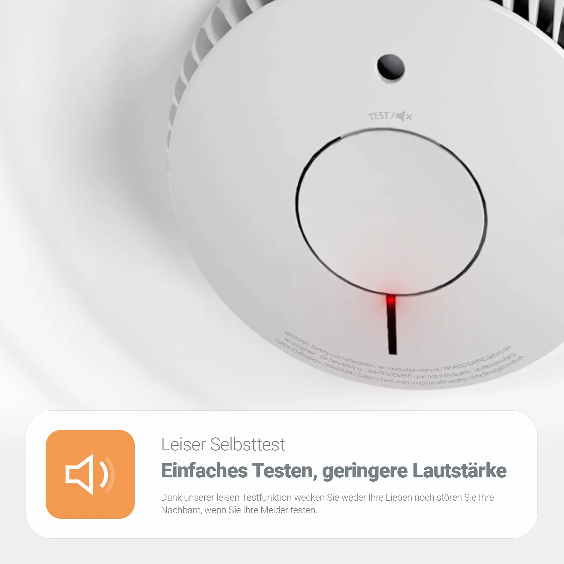 Fire Angel optyczny czujnik dymu Q-label – detektor dymu z wbudowaną baterią – czujka przeciwpożarowa wczesnego wykrywania – Zamiennik dla ST-620, x2