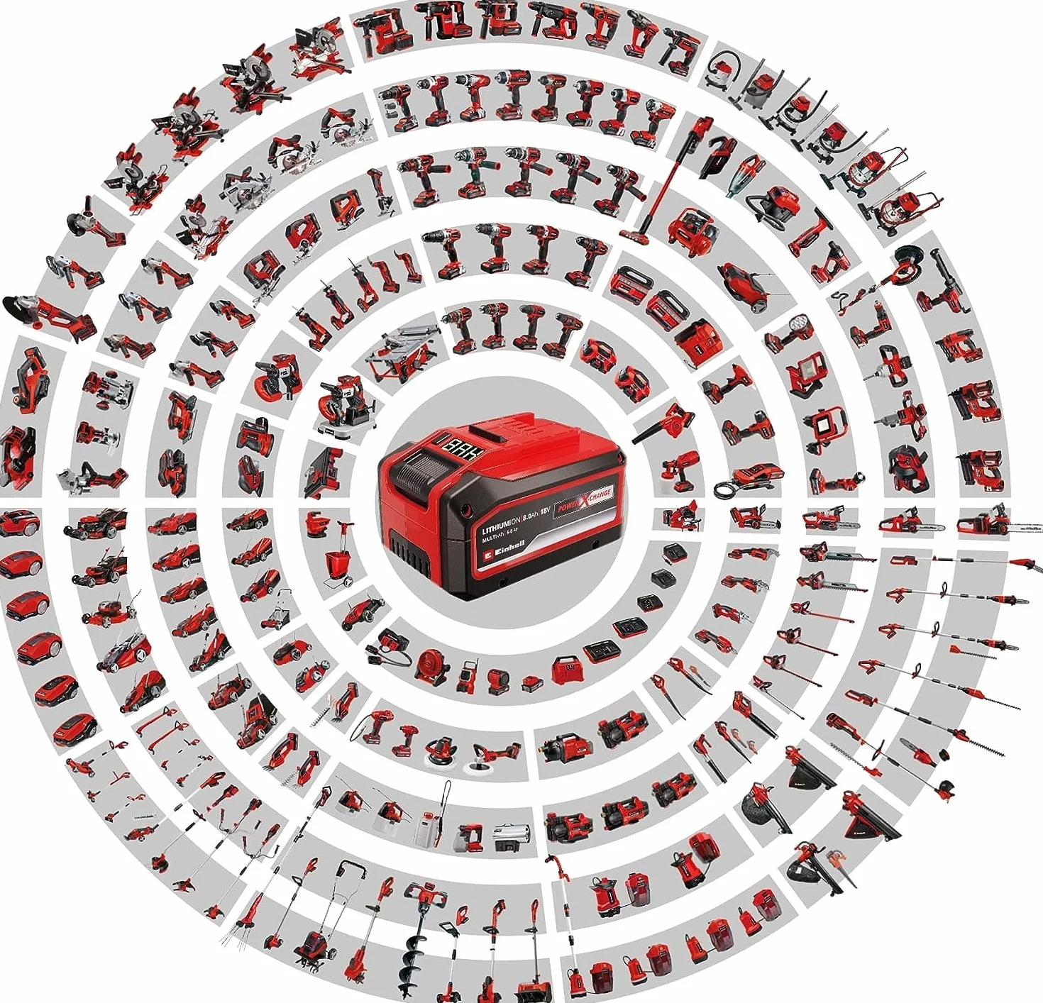 Einhell TE-CD 18/40 Li BL - Wiertarka akumulatorowa Solo Power X-Change, zasilana bateryjnie (Li-ion, 18 V, 40 Nm, silnik bezszczotkowy, elektronika prędkości, dostarczana bez akumulatorów i bez ładowarki), czarna, czerwona