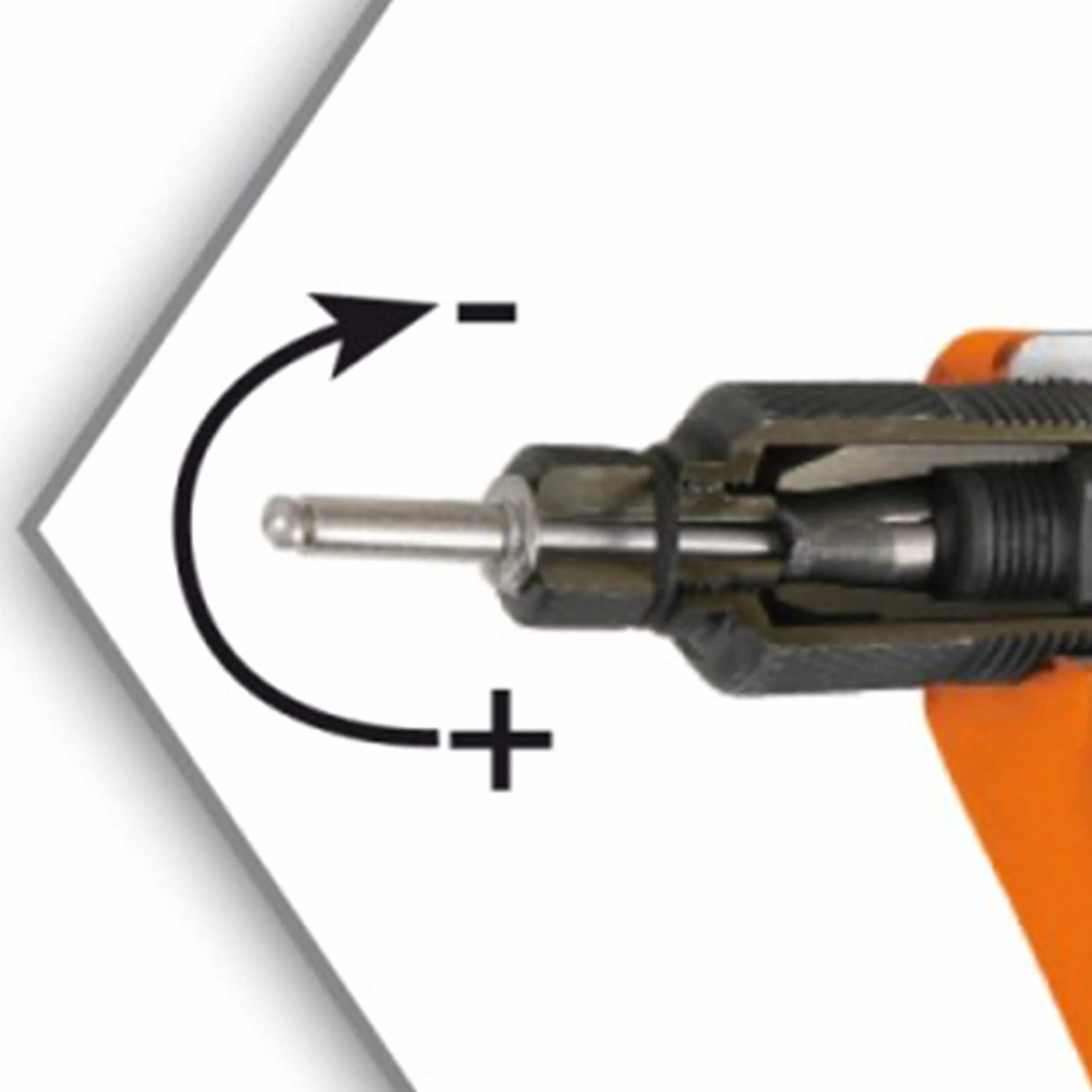 Beta 17410450 Model 1741 U Ultra kompaktowe szczypce do nitowania z regulowaną siłą, 2,4 mm - 4,8 mm