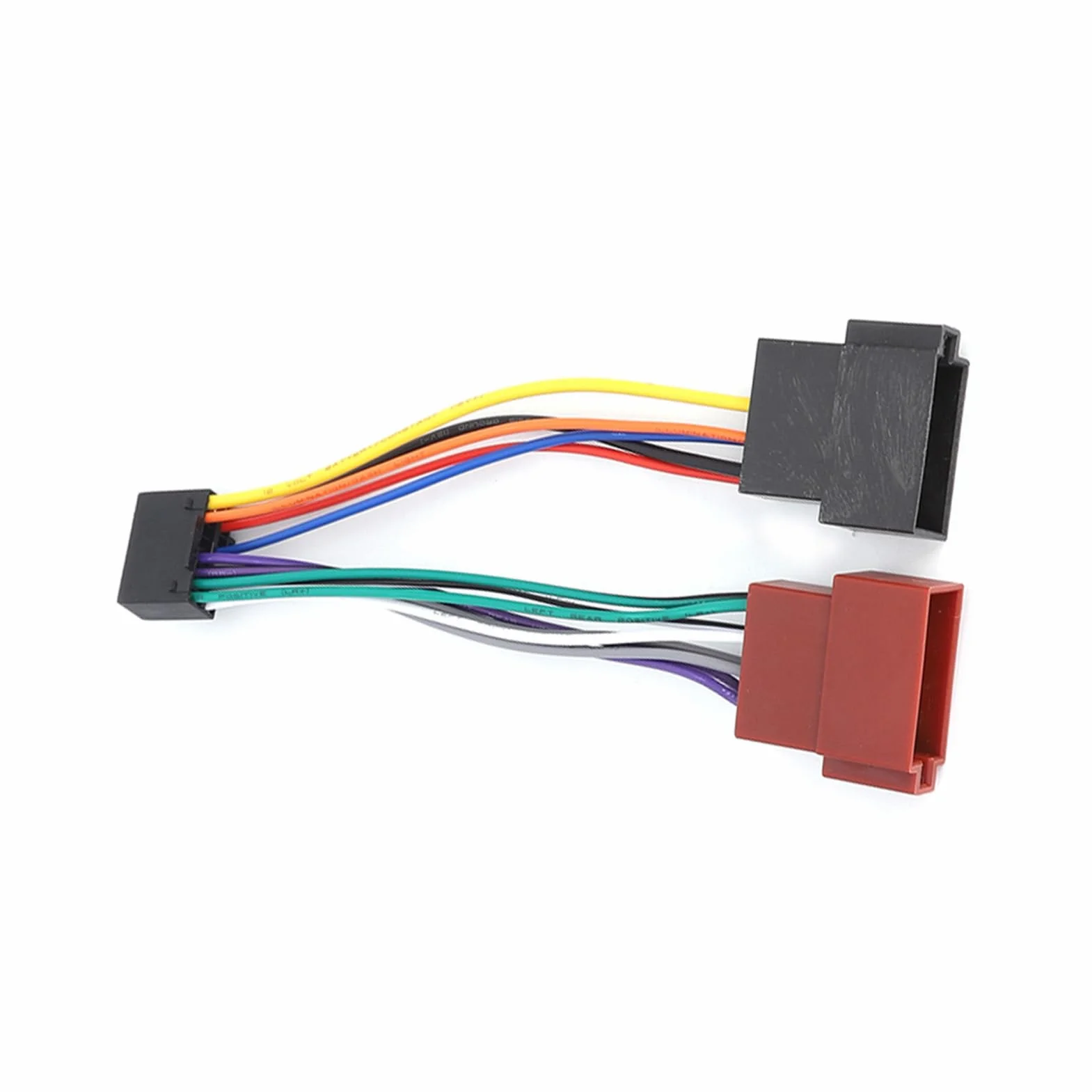 Culnflun Stereo kable w wiązce wiązka radiowa do radia samochodowego 16-pinowa uniwersalna magistrala ISO żeńskie złącze wiązki przewodów Adapter samochodowy sprzęt audio wideo
