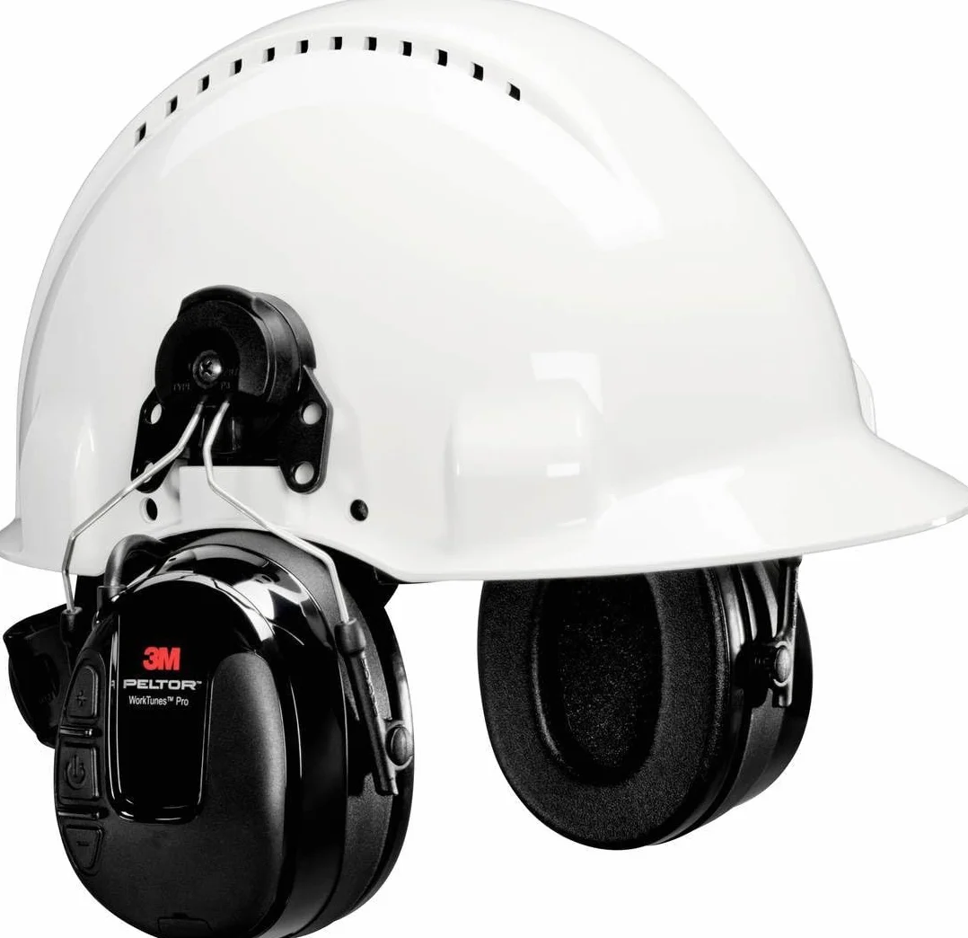 3M PELTOR WorkTunes Pro zestaw słuchawkowy do radia FM, 31 dB, montowany na kasku, HRXS220P3E