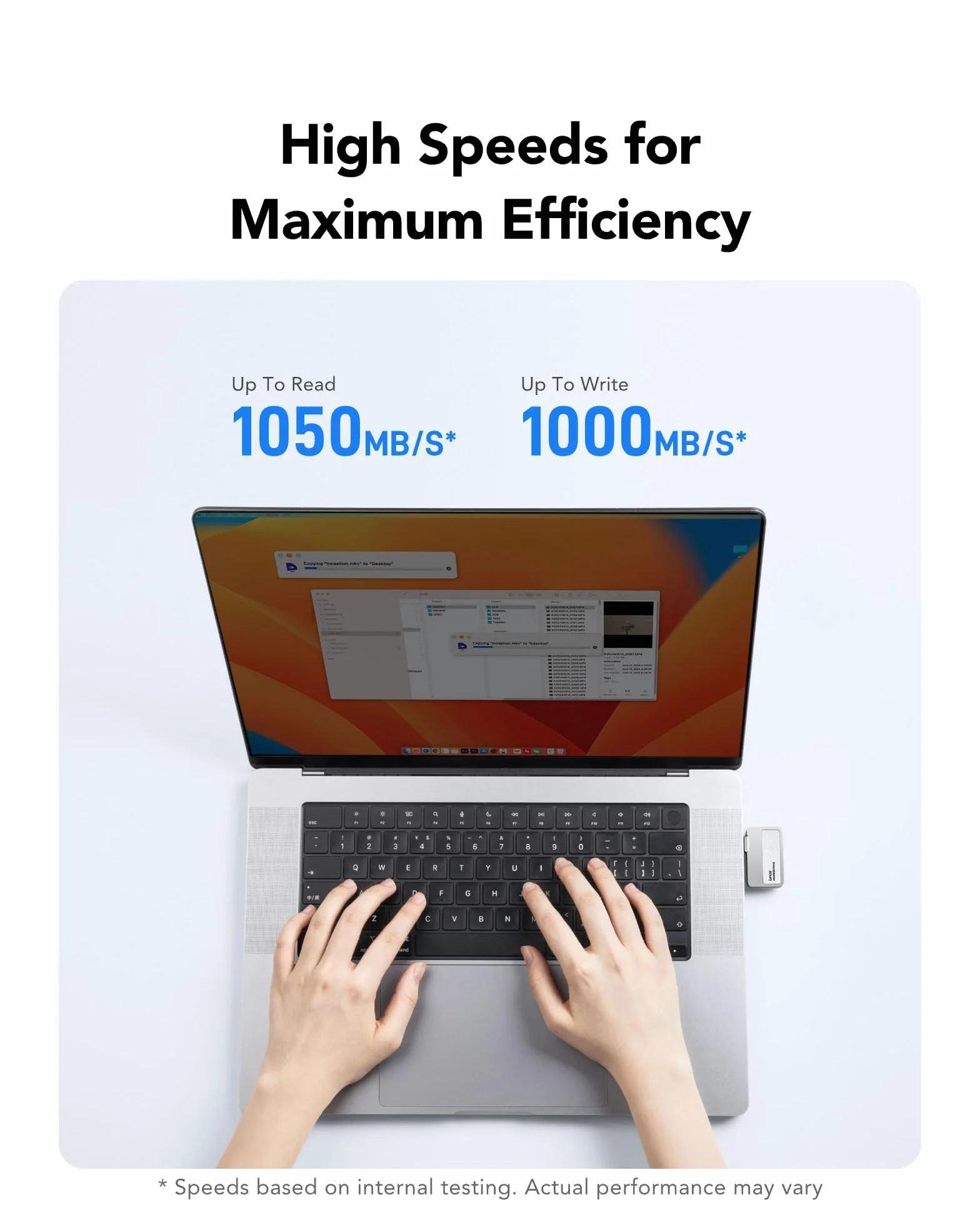 Lexar Profesjonalny przenośny dysk SSD Go z HUB 2 TB, USB 3.2 Gen 2, odczyt 1050 MB/s, zapis 1000 MB/s, IP65