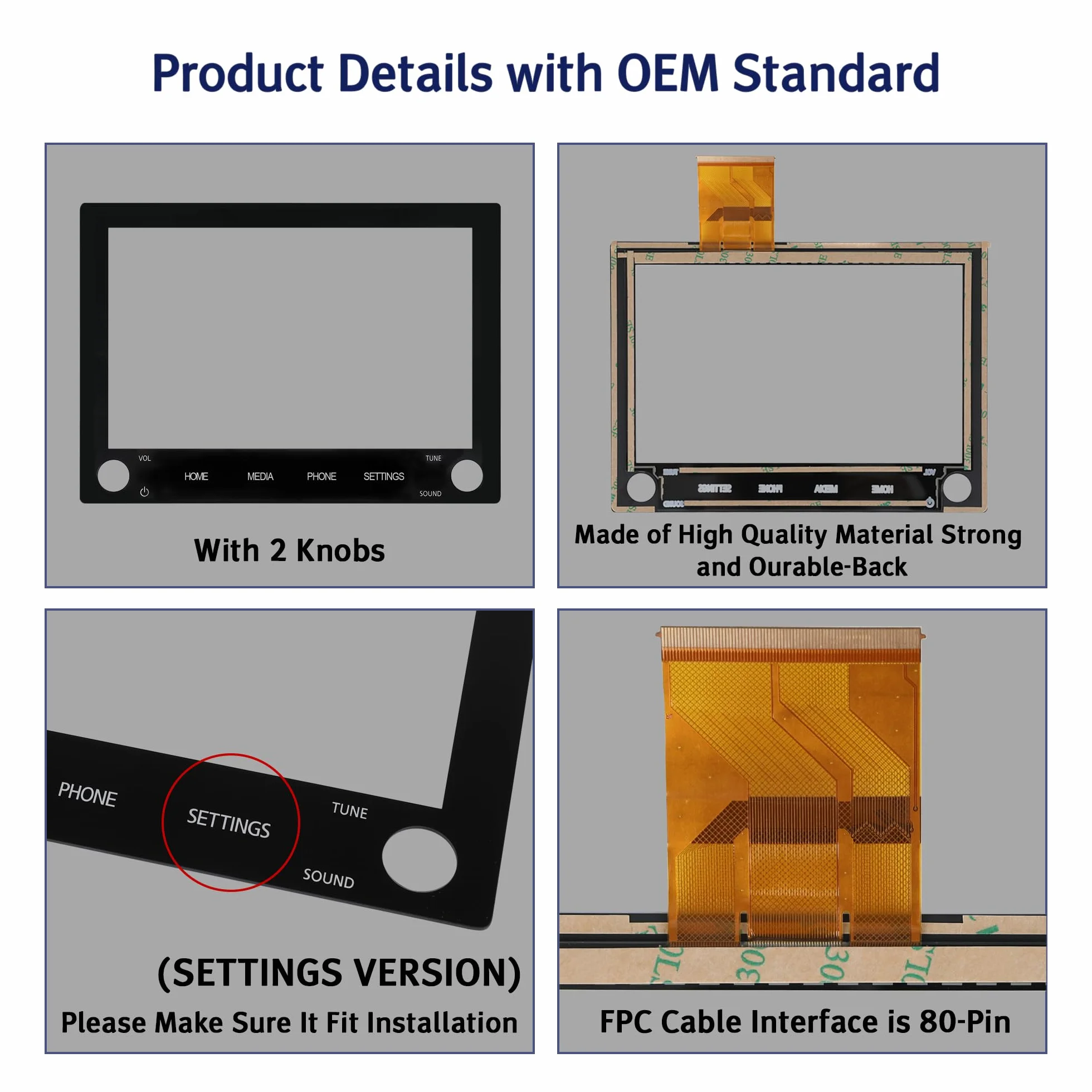LEMON SHARK Ekran dotykowy LCD 8" nawigacja radio do Mitsubishi Outlander 2020-2022