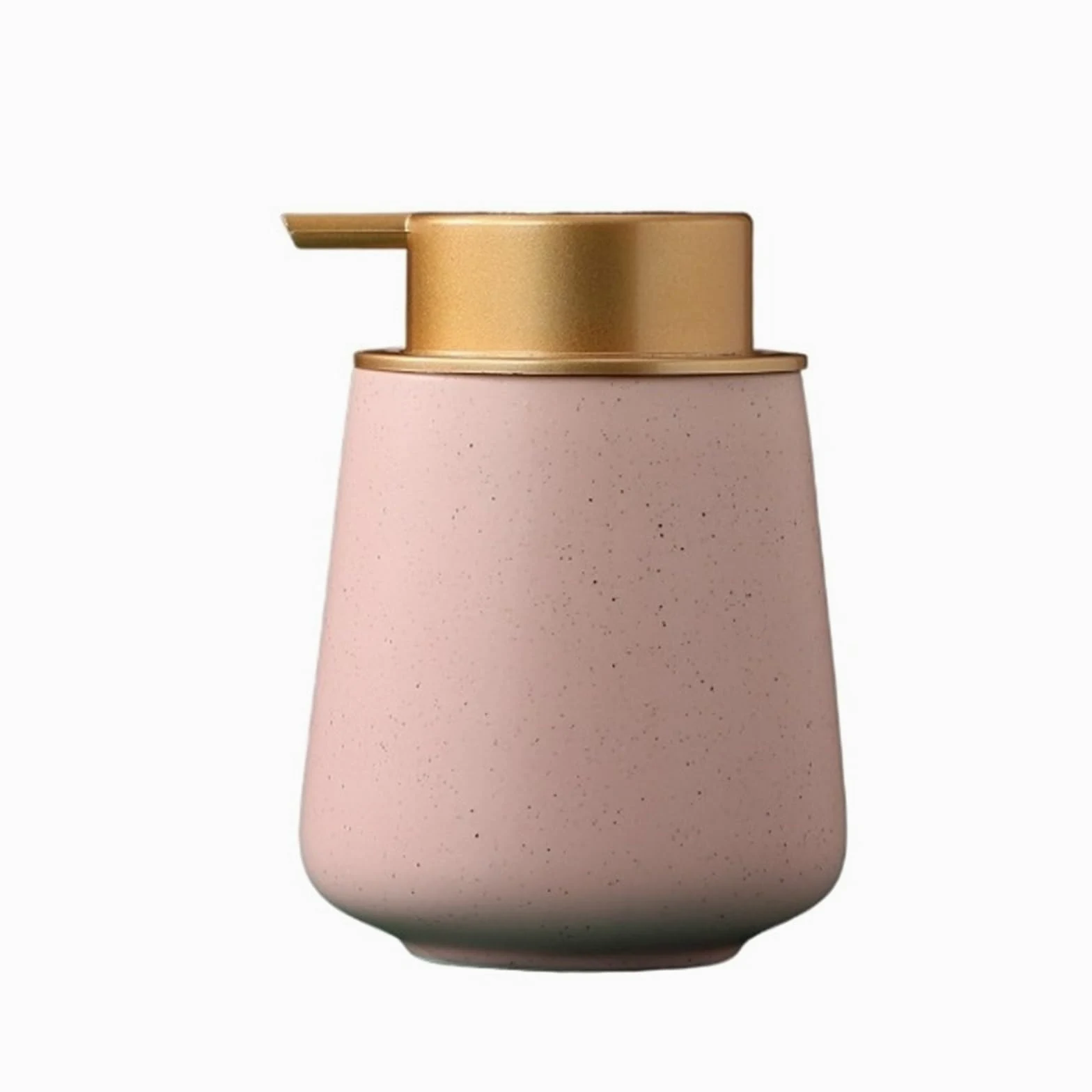 Ceramiczny dozownik mydła 13,5 uncji Płyn kuchenny Nowoczesny balsam do mydła ręcznego Pompka wielokrotnego użytku | Pink