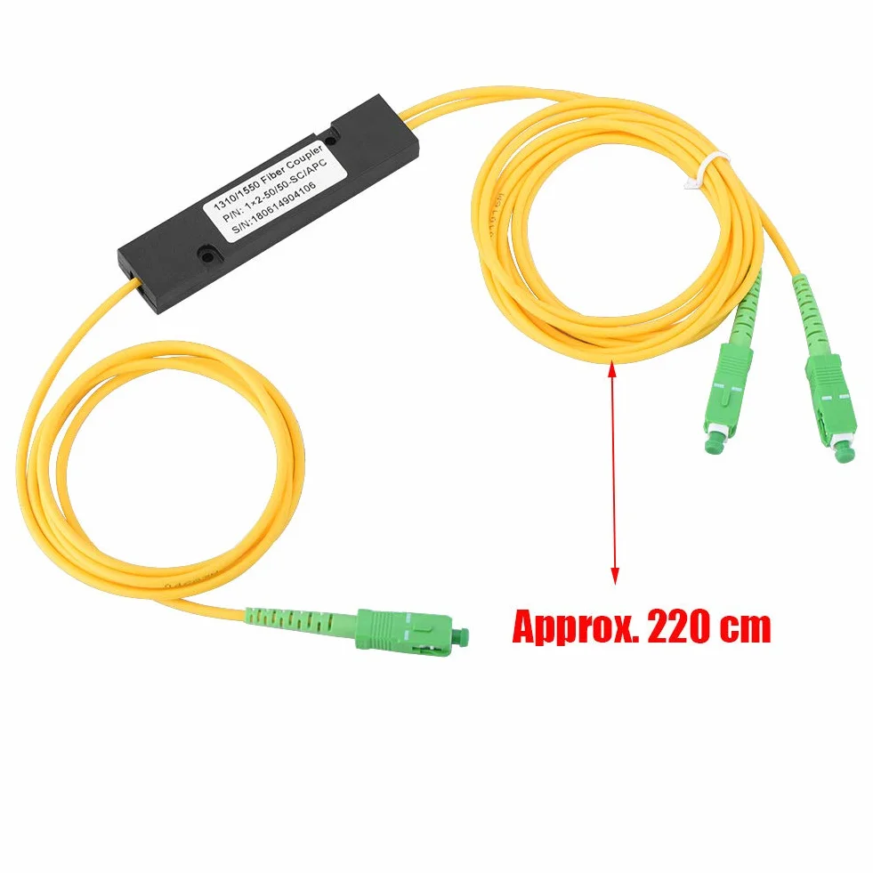 Jadeshay Rozdzielacz optyczny SCAPC 1X2 PLC jednotrybowy rozdzielacz optyczny światłowodowy SC/UPC rozdzielacz PCL