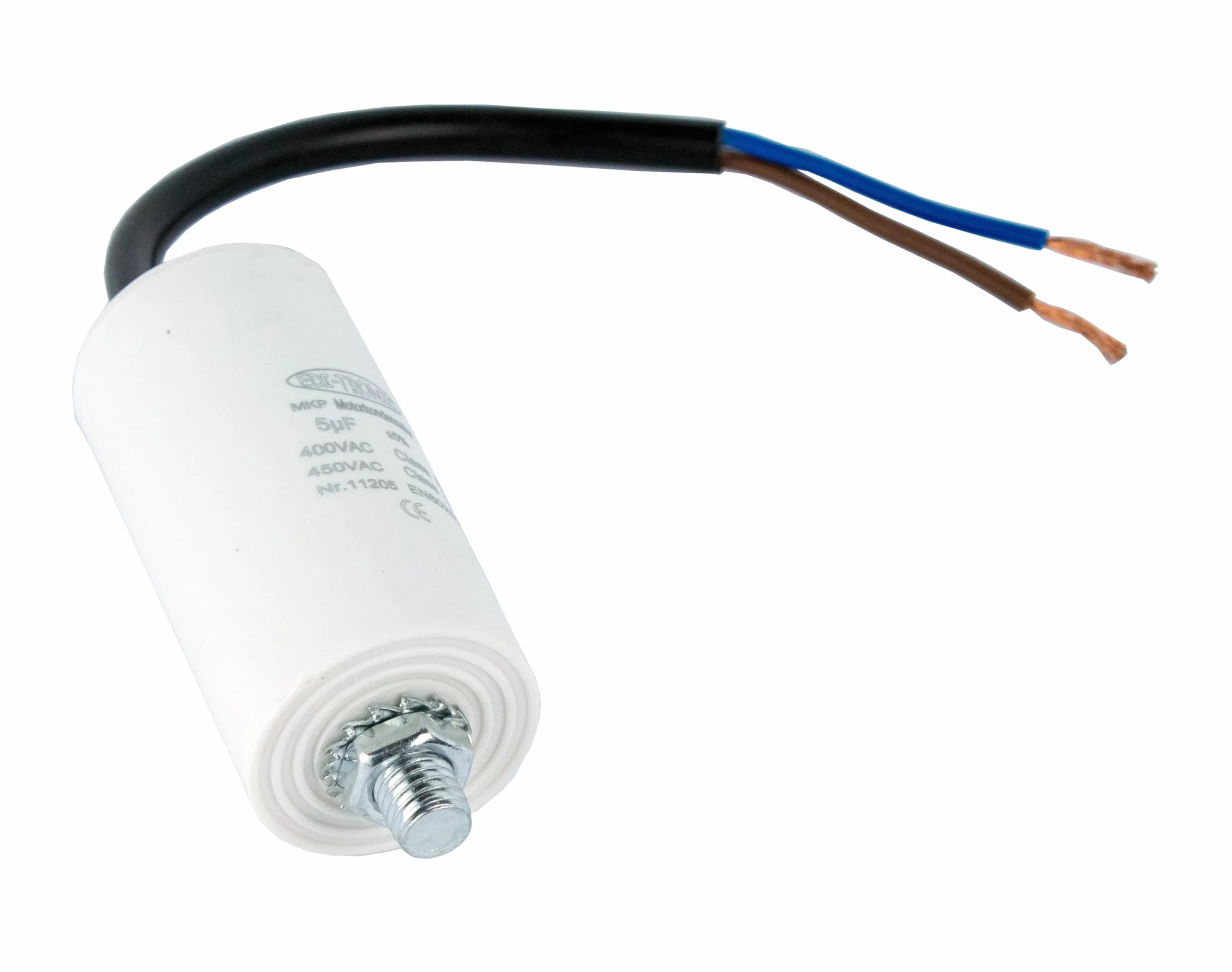 Kondensator rozruchowy silnikowy 5µF 450V