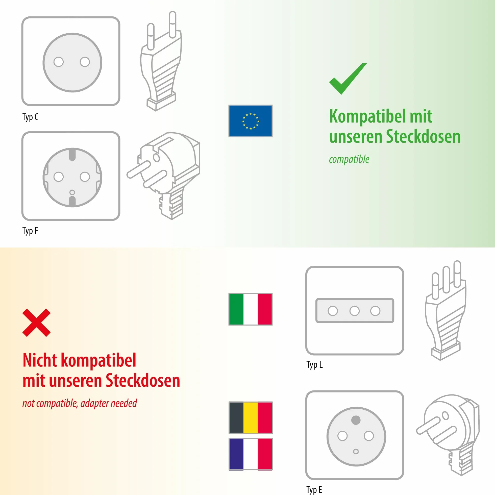ledscom.de Gniazdo ogrodowe słupek POMI na zewnątrz, IP44, czujnik zmierzchu, 3-drożne, stal nierdzewna, czarne, kątowe, 23 cm