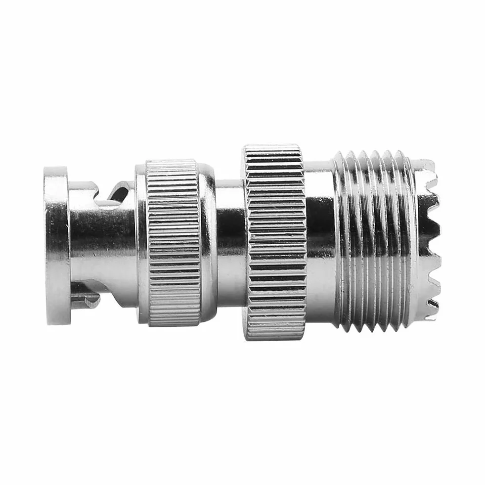 BNC Koncentryczny Adapter Wtyk Męski do UHF SO239 PL259 Żeńskie Gniazdo RF