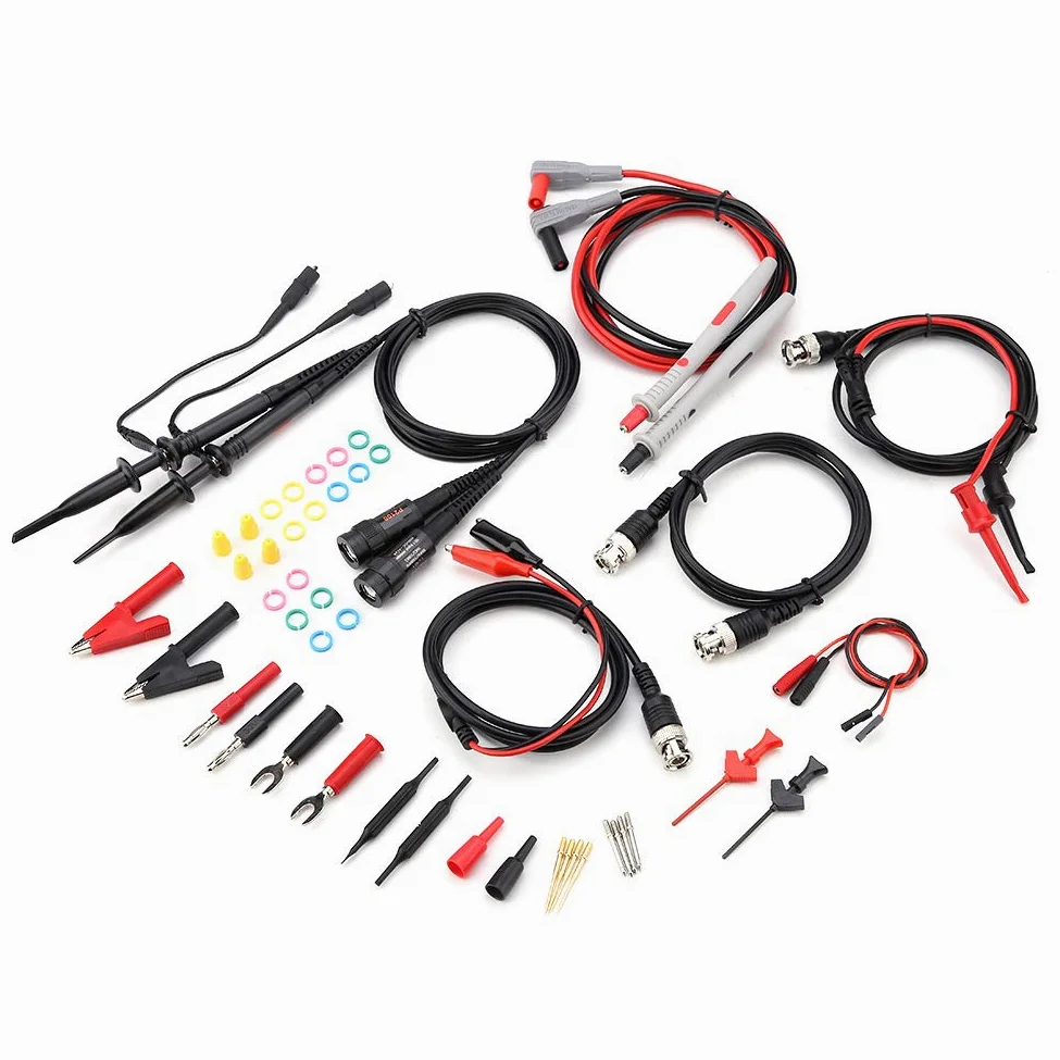 Przewody pomiarowe Zestawy przewodów pomiarowych Kabel multimetru Przewód multimetru P1260d Oscyloskop Przewody pomiarowe multimetru z zaciskami krokodylowymi Zestaw wymiennych końcówek sondy