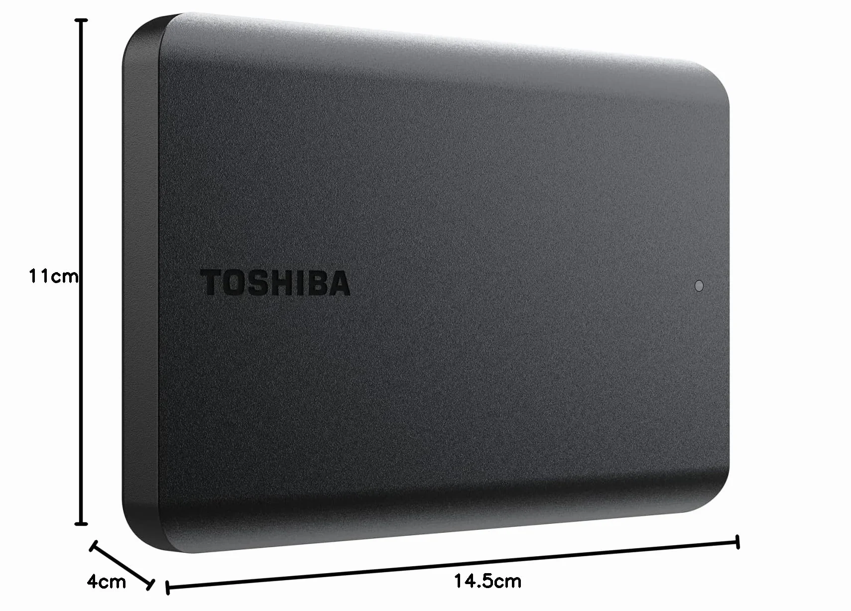 Toshiba Canvio Basics zewnętrzny dysk twardy 2TB czarny