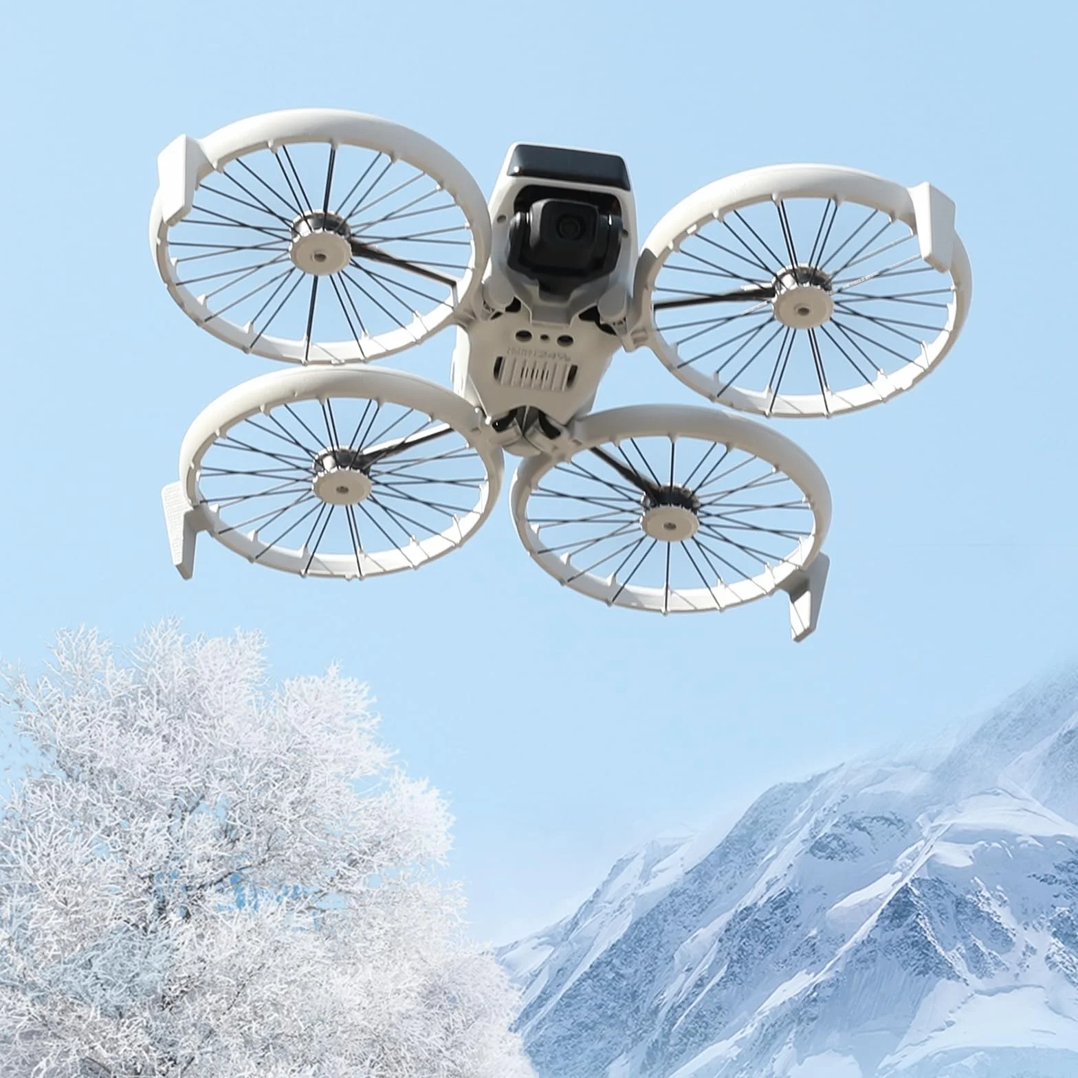 2 Sztuki Podwozia do DJI Flip - Stelaż do Lądowania, Akcesoria do Drona, Tylny Uchwyt, Podwyższanie Wysokości, Ochrona Gimbal, Noga Podporowa