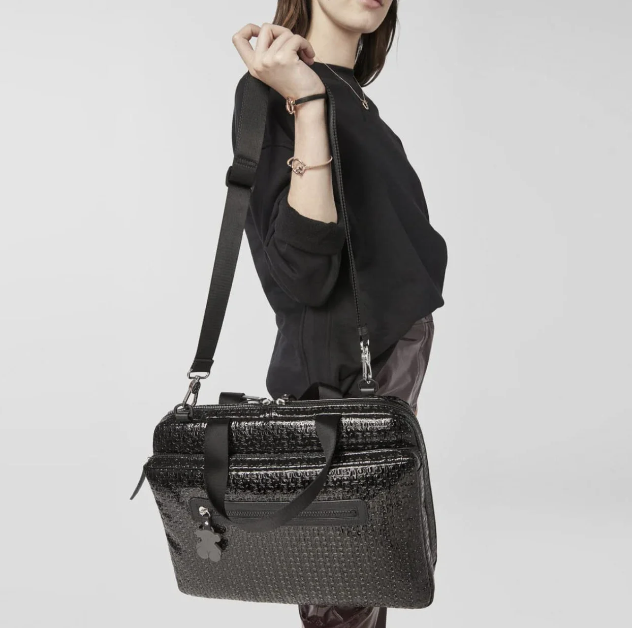 Tous Torba na Laptopa Tibora Lindsay Czarny 29 x 38 cm