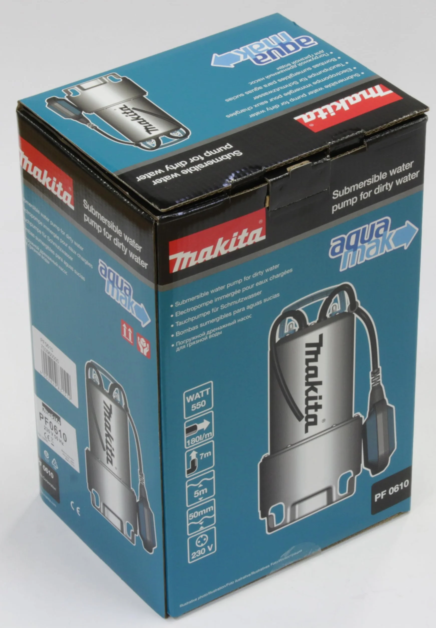 Makita PF0610 pompa głębinowa do wody czystej/brudnej 10 800 l/h