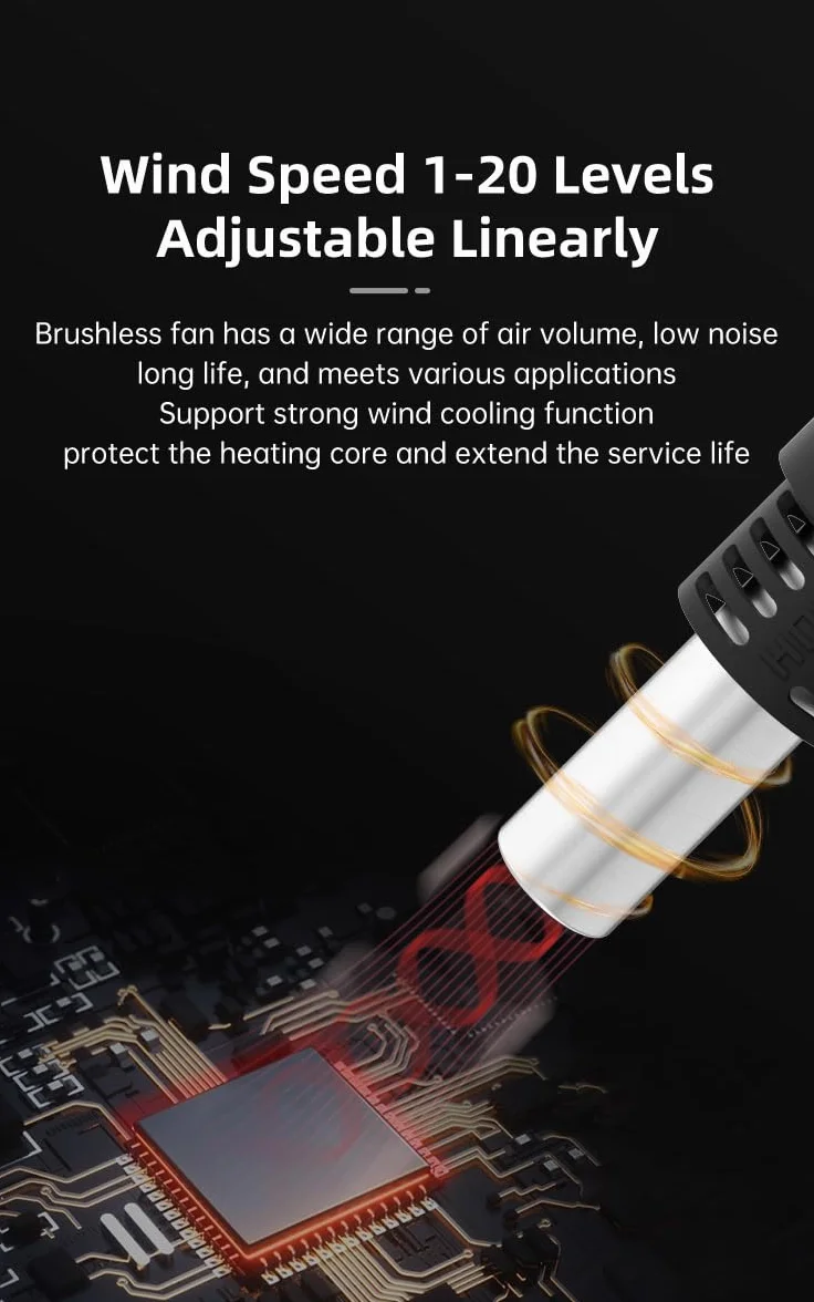 Opalarka H550 lutownica gorącego powietrza Hot Air Gun