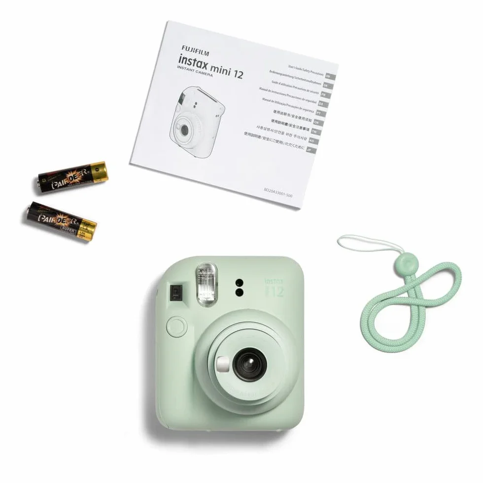 Fujifilm Instax Mini 12 Aparat natychmiastowy miętowa zieleń z 20 Shot Film Pack