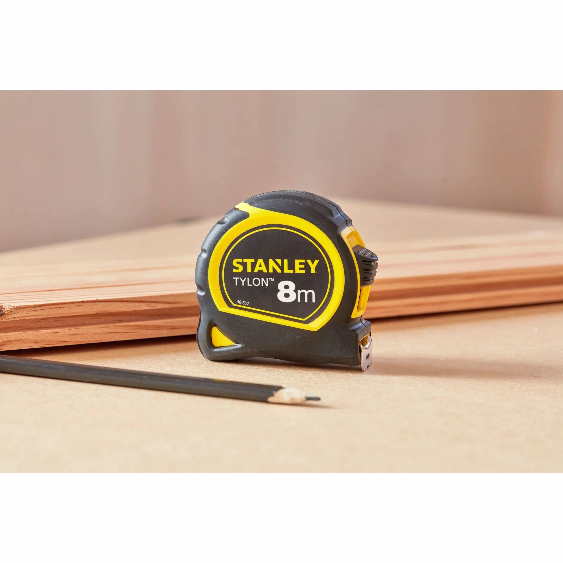 STANLEY Wytrzymały Flexómetro tylon 8m x 25mm dla profesjonalistów i majsterkowiczów do codziennego użytku 8m 25mm