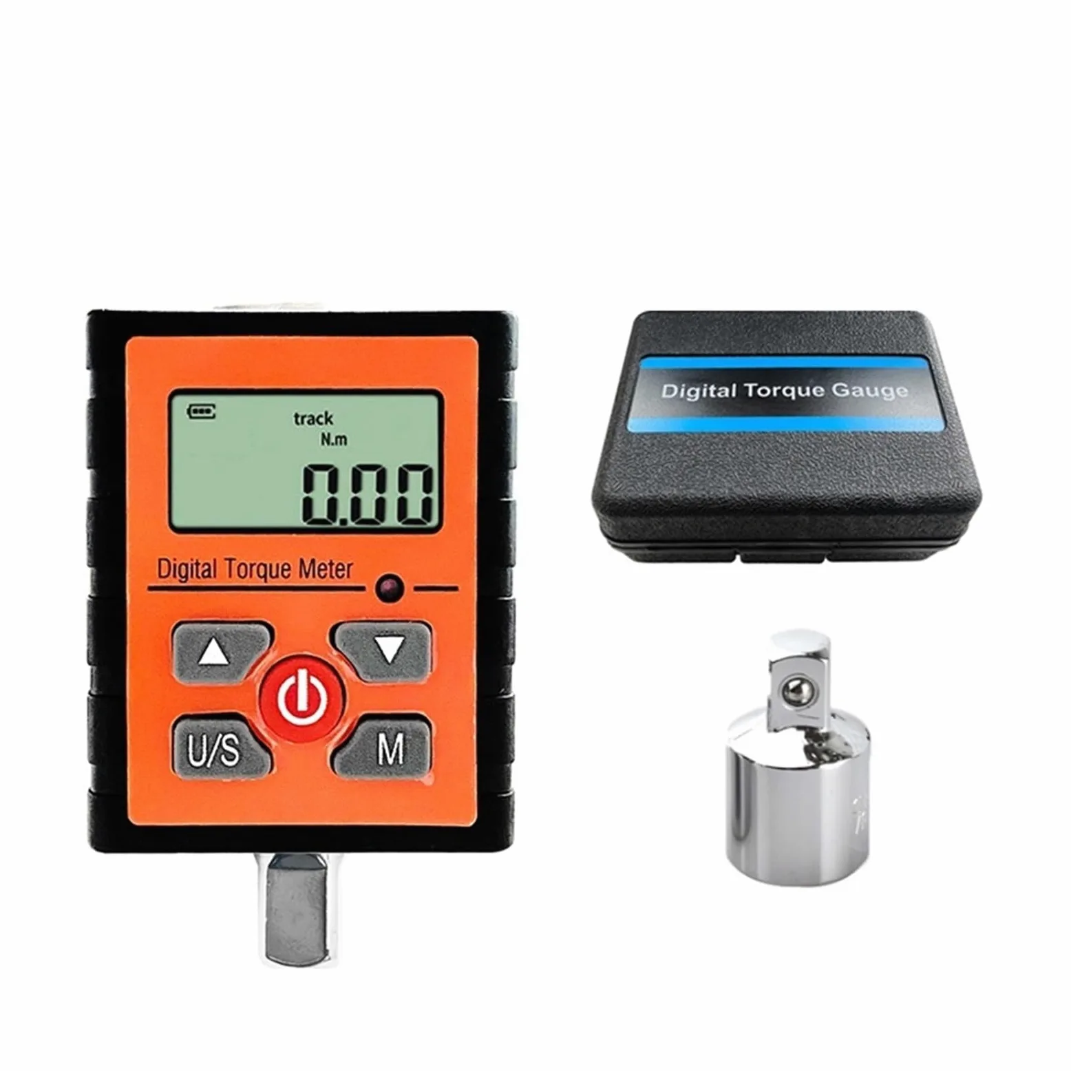 Cyfrowy adapter klucza dynamometrycznego, 1/2 "1/4" 3/8 "cyfrowy miernik momentu obrotowego Adapter pomiarowy świeca zapłonowa rower KG klucz dynamometryczny Gauge Tester śrubokręt,do samochodów, row
