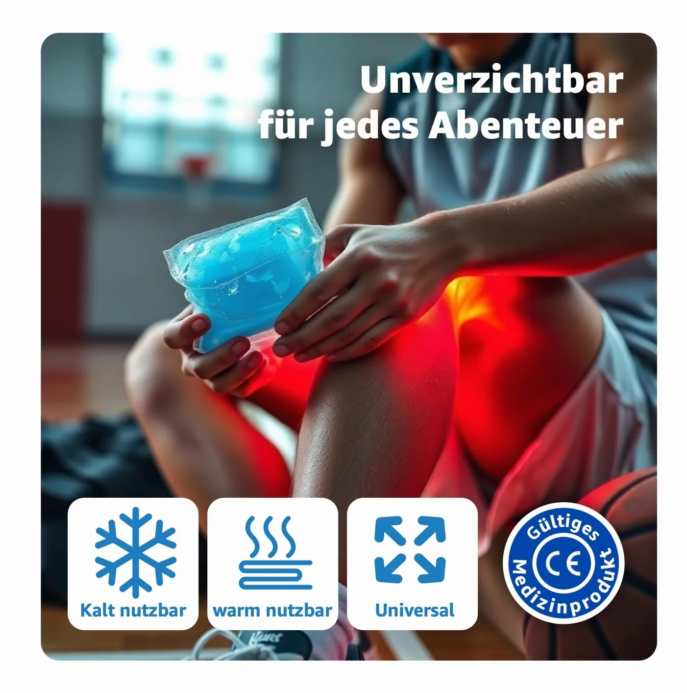 3 x podkładki chłodzące – poduszka chłodząca – Made in Germany – w rozmiarach 15 x 15 cm – Cool Pads – wkład chłodzący i rozgrzewający – kompresy na zimno i ciepłe kompresy