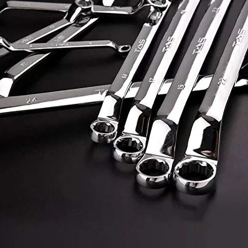 Klucz płaski, zestaw kluczy z grzechotką, klucz oczkowy, klucz oczkowy z przesunięciem 1 szt. 5,5-32 mm klucz dwustronny metryczny klucz oczkowy Torx do użytku profesjonalnego i majsterkowania (16 x 1