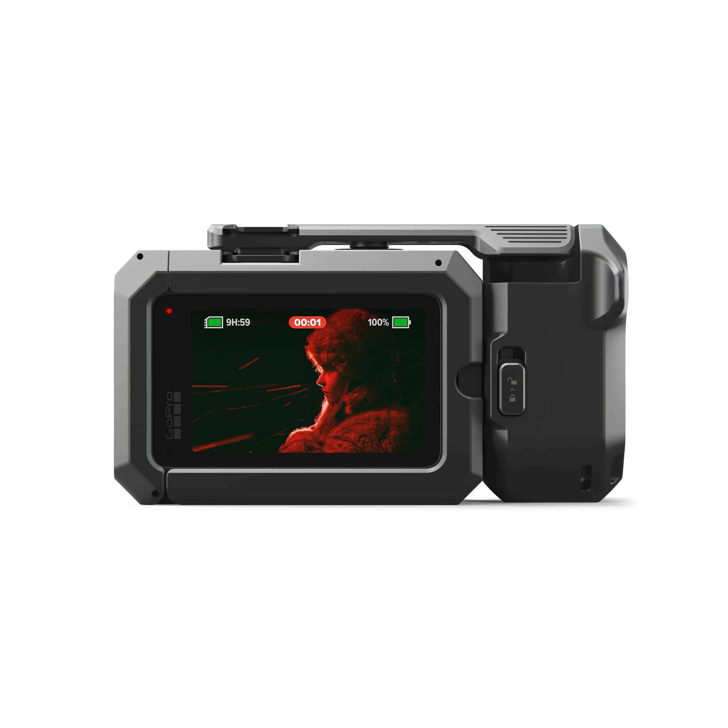 GoPro MISSION 1 PRO Grip Edition – kamera, uchwyt Point-and-Shoot, akumulator Enduro 2, etui, osłona obiektywu