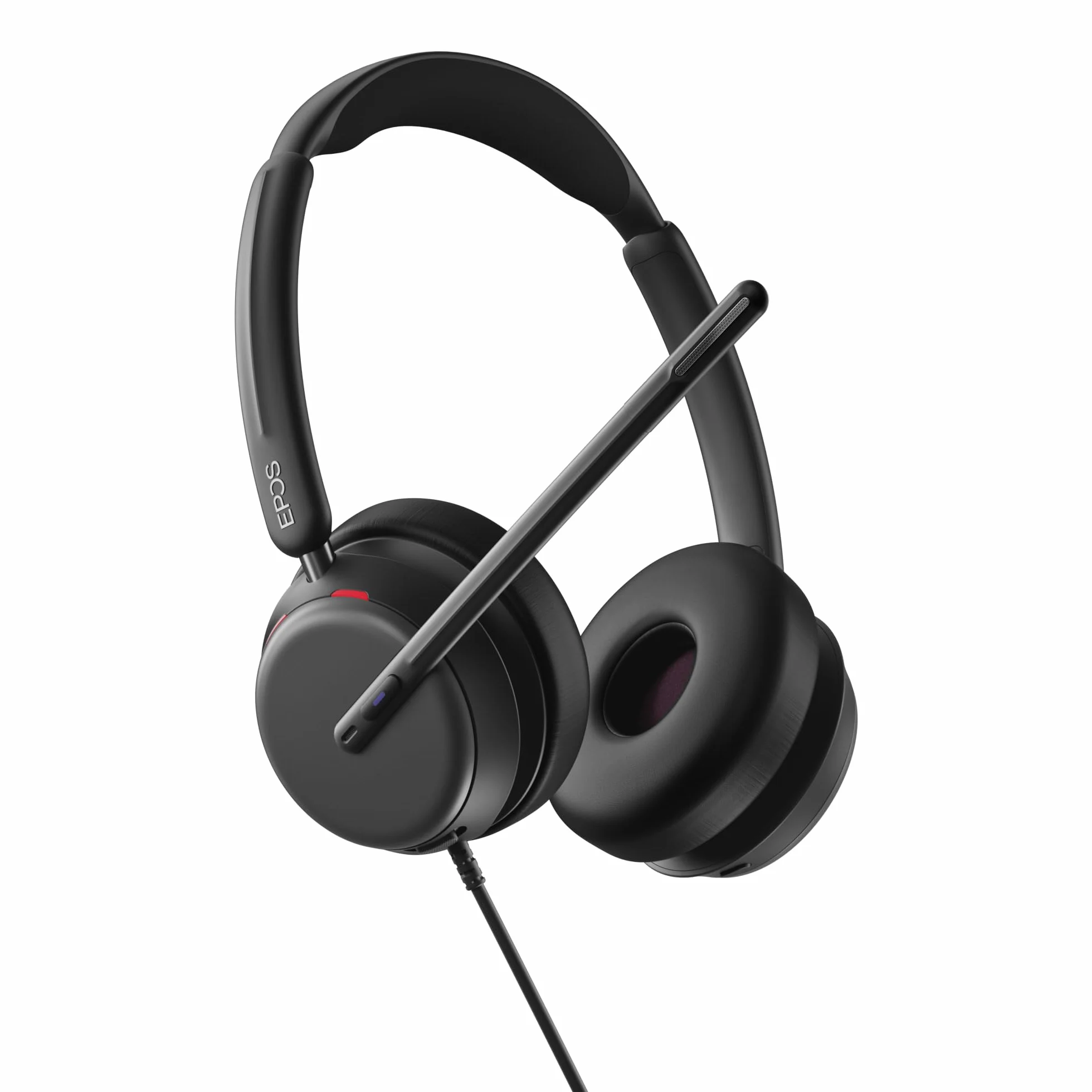 EPOS IMPACT Dwustronny przewodowy zestaw słuchawkowy 860T z mikrofonem, certyfikat Microsoft Teams, przewodowe słuchawki USB-C do komputera, wysokowydajny mikrofon z redukcją szumów