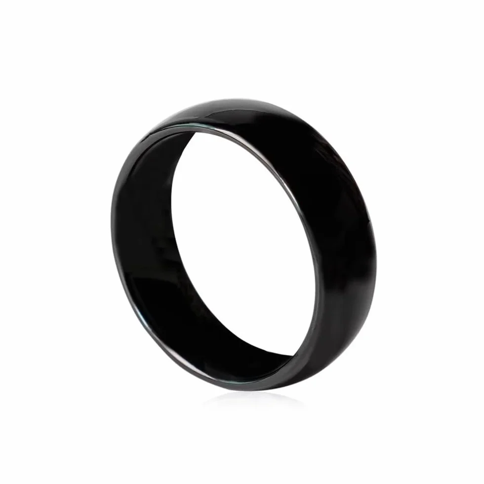 t5577 Chip RFID Czarny ceramiczny Inteligentny palec przepisać pierścień ID dla mężczyzn i kobiet do noszenia