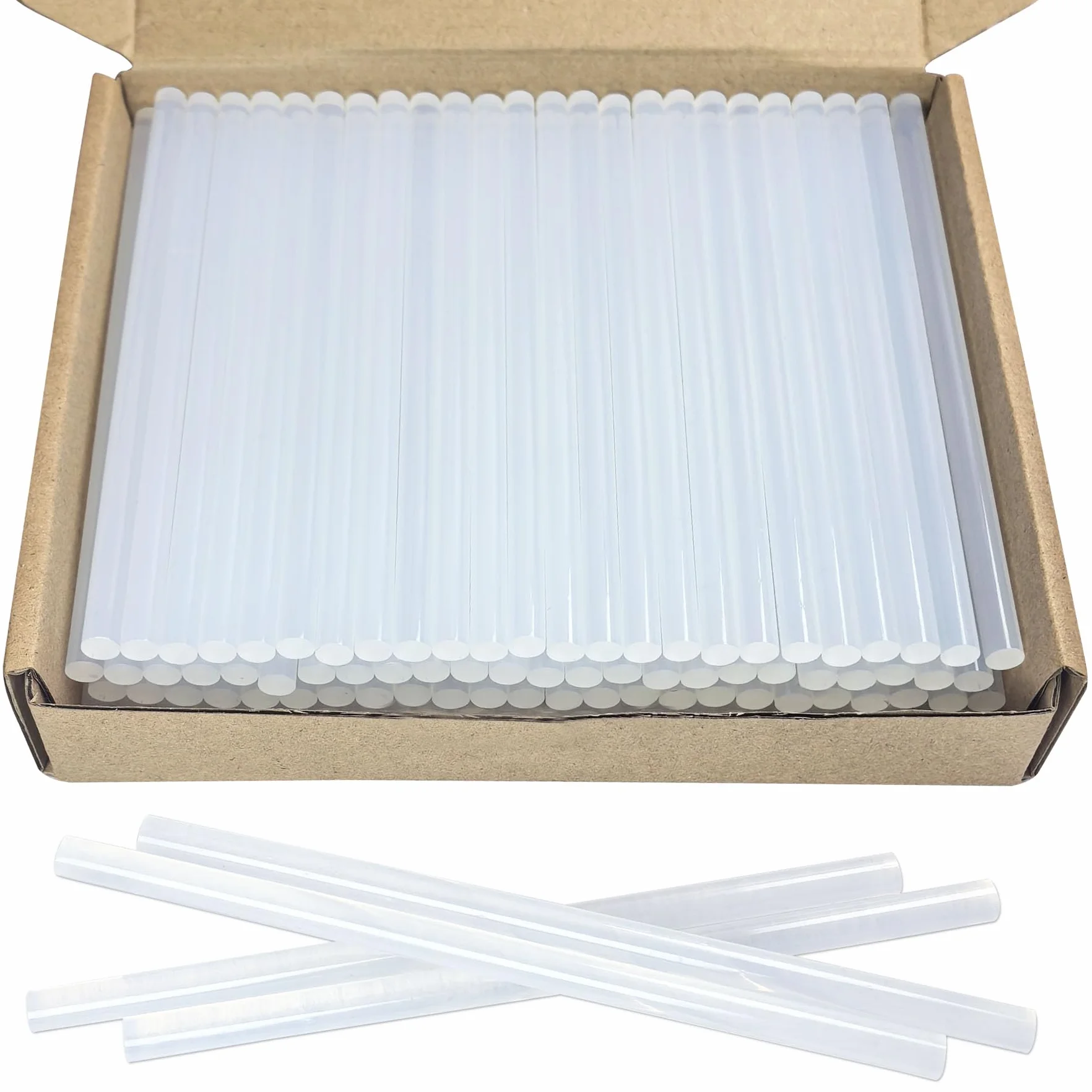 Laski kleju termicznego 150 x 7 MM Przezroczysty klej 100 sztuk do 7mm pistoletu do klejenia na gorąco