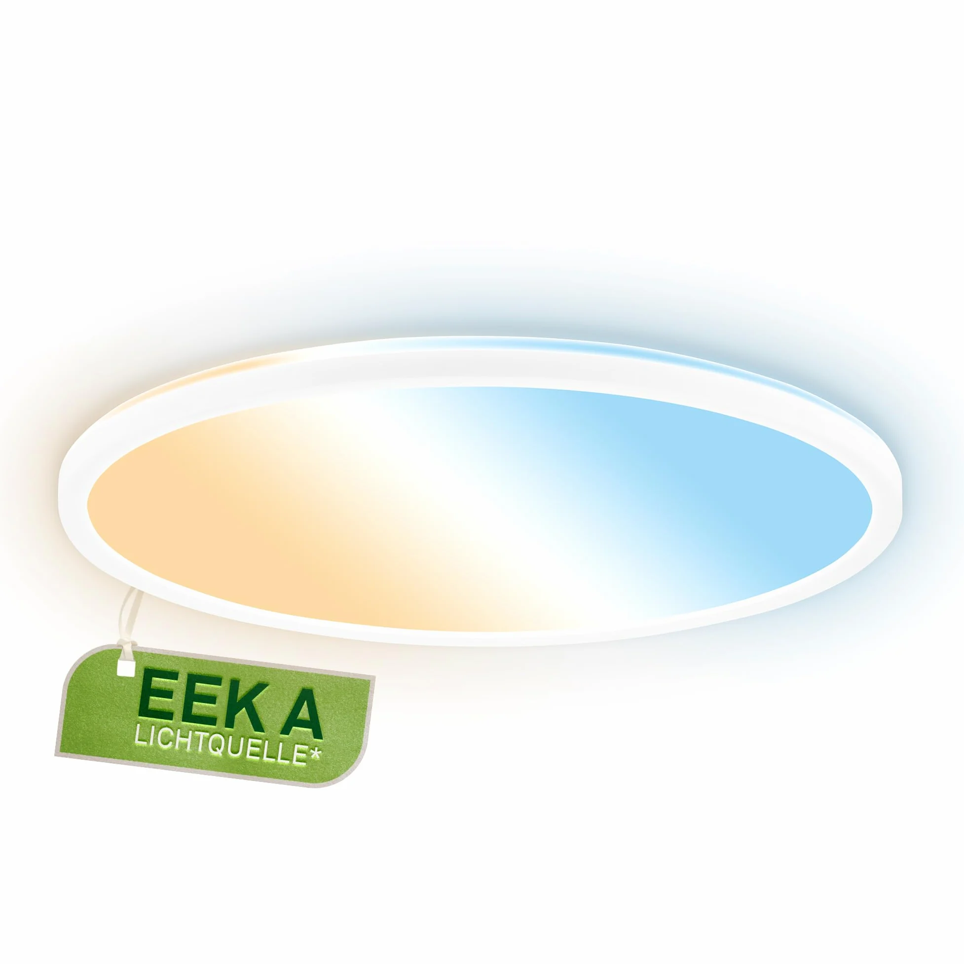 BRILONER - Panel LED, KEE A źródło światła, 14W 3000lm, płaski, CCT, pośrednie światło, do salonu, przedpokoju, kuchenna, lampa LED, 42x3 cm, biały