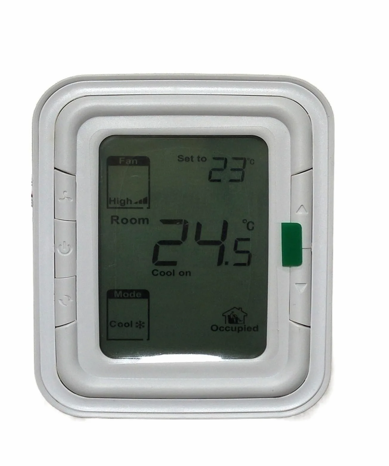 Inteligentny termostat, Cyfrowy termostat klimatyzatora, termostat pokojowy elektroniczny przełącznik modułu kontroli temperatury, T6861V2WG T6861V1WG dla domu, hotelu(Blauw)