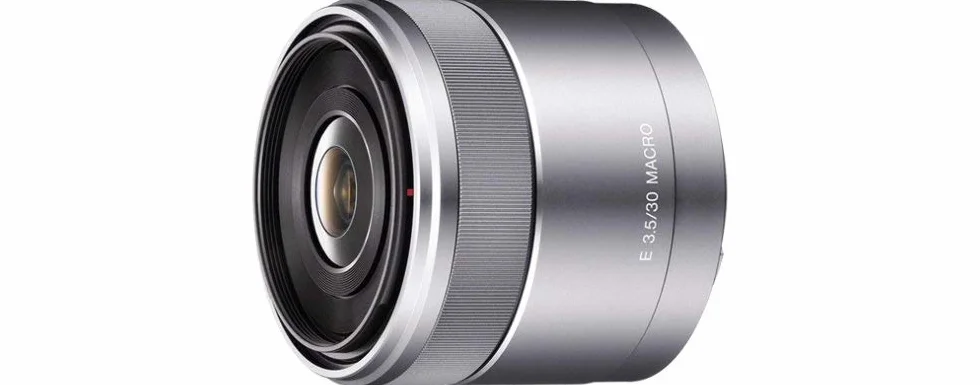 Sony E 30 mm F3.5 Makro obiektyw stałoogniskowy Mocowanie E APSC SEL30M35 Srebrny