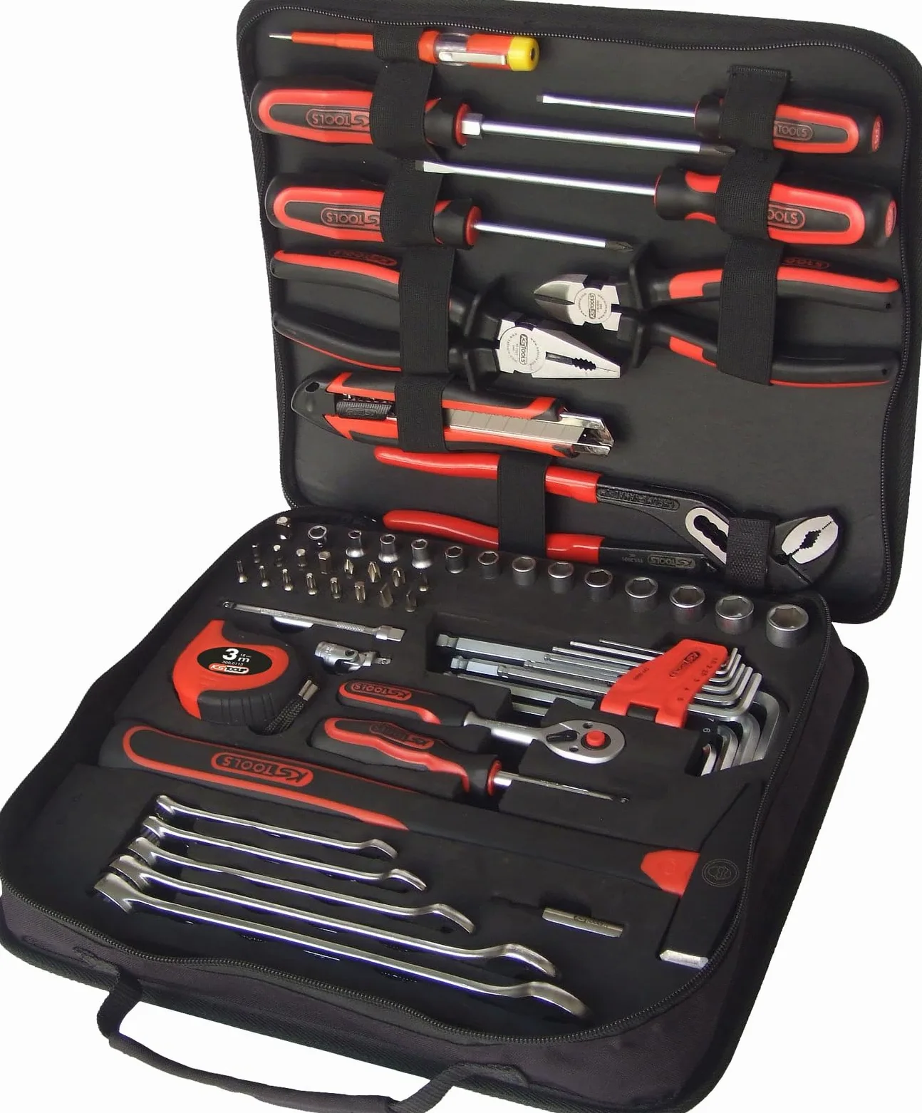 KS Tools 917.0062 1/4" uniwersalna torba na narzędzia, 62-częściowa