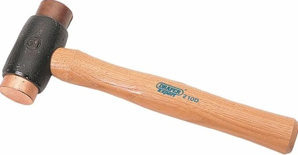 Draper Expert 20088 młotek z paskami z miedzi i skóry surowej 1100 g