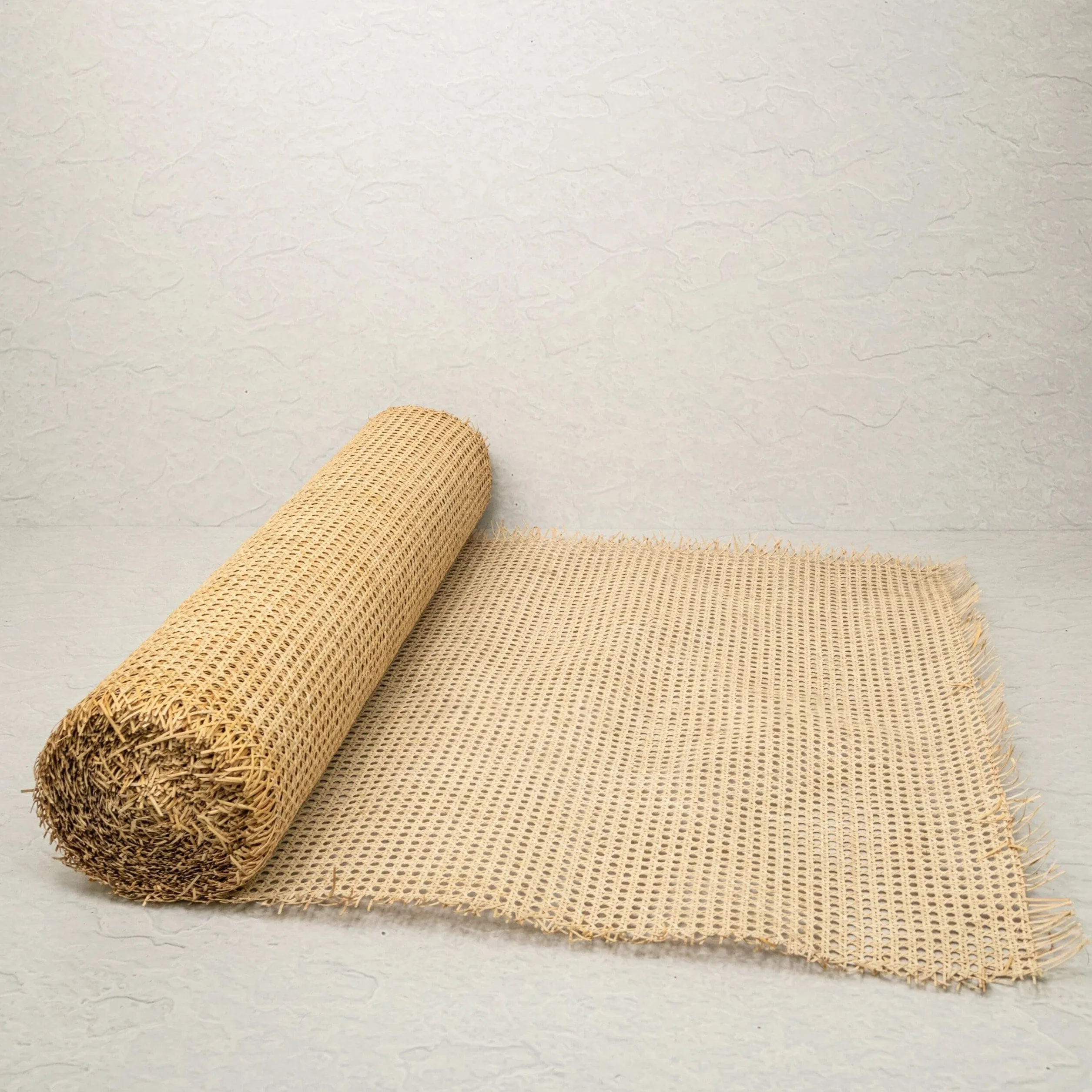 Naturalna kratka wiklinowa szerokość 80 cm na metry - rattanowa rolka 80 x 150 cm - duży rozmiar do mebli i tapicerki krzeseł