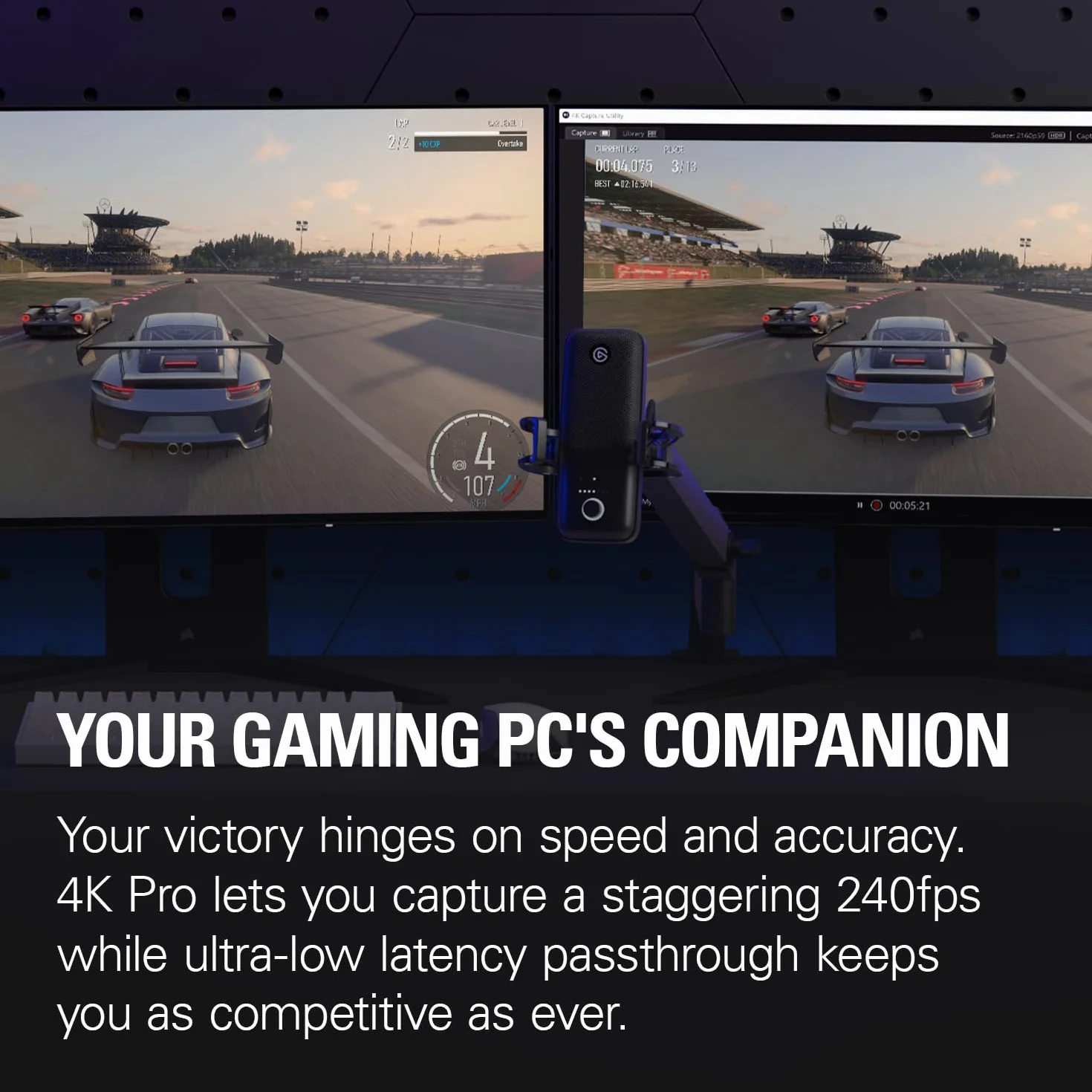 Elgato 4K Pro karta do przechwytywania obrazu wewnętrzna 8K60/4K60 HDR10 PS5 Xbox Series X/S OBS