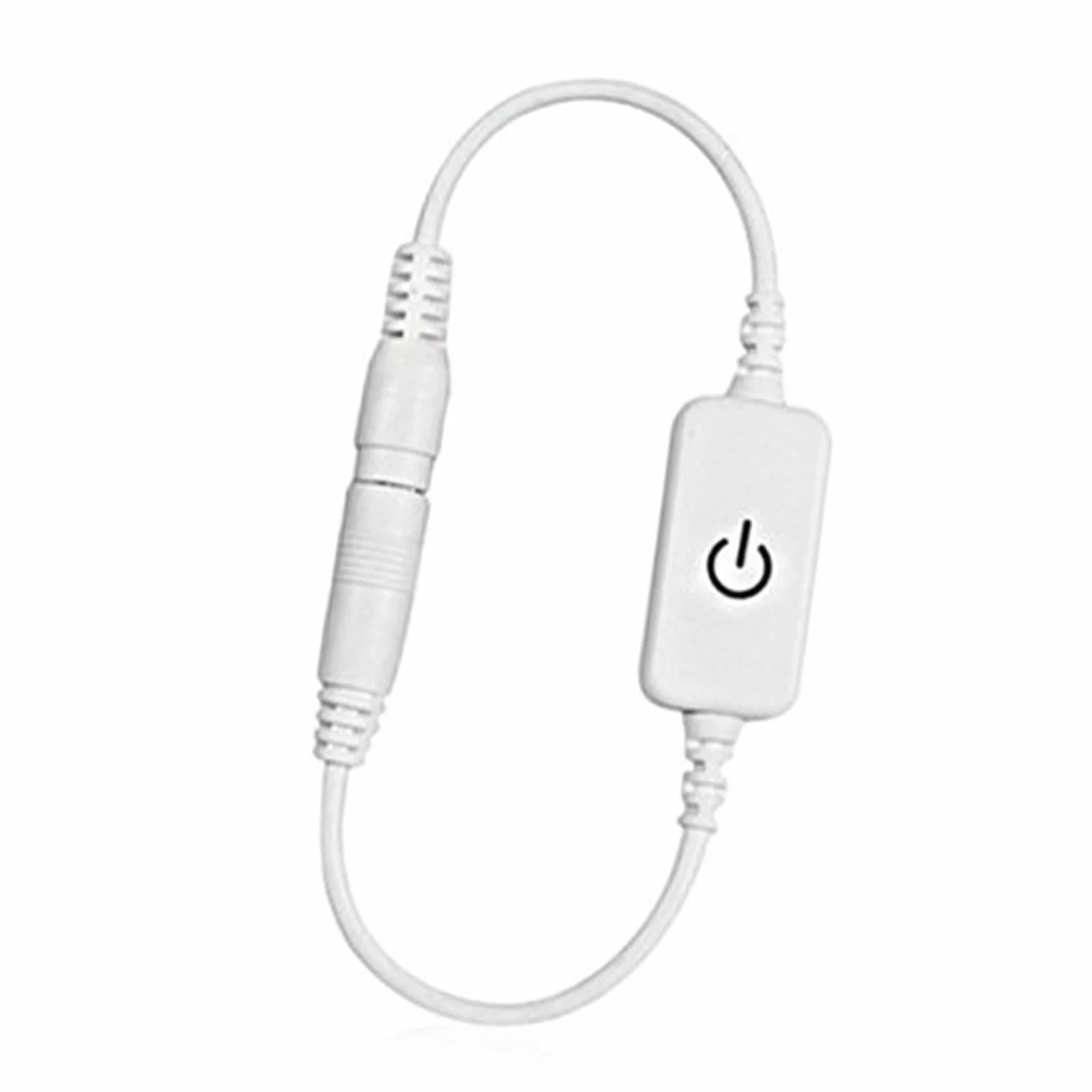 Mini Ściemniacz LED Dotykowy DC12-24V 1 Kanał 4A Przełącznik do Taśm LED Monochromatycznych Plastikowy 22g