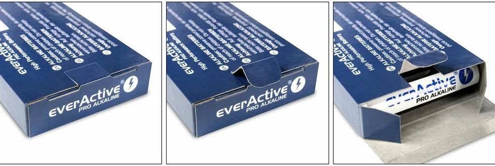 Everactive Pro EV03S10P Zestaw Baterii 10 sztuk Czarny Biały