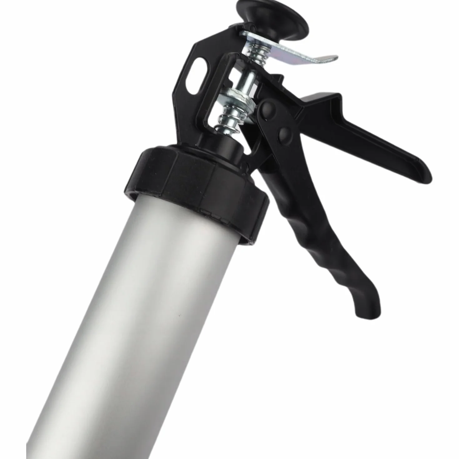 ToolSpace Profesjonalny Wyciskacz Pistoletowy 600 ml z Aluminium – Do Kartuszy i Naboi – Do Gęstych Mas, Silikonów, Klejów i Fug – Tłok Hartowany – Antykorozyjny – Ergonomiczny Uchwyt