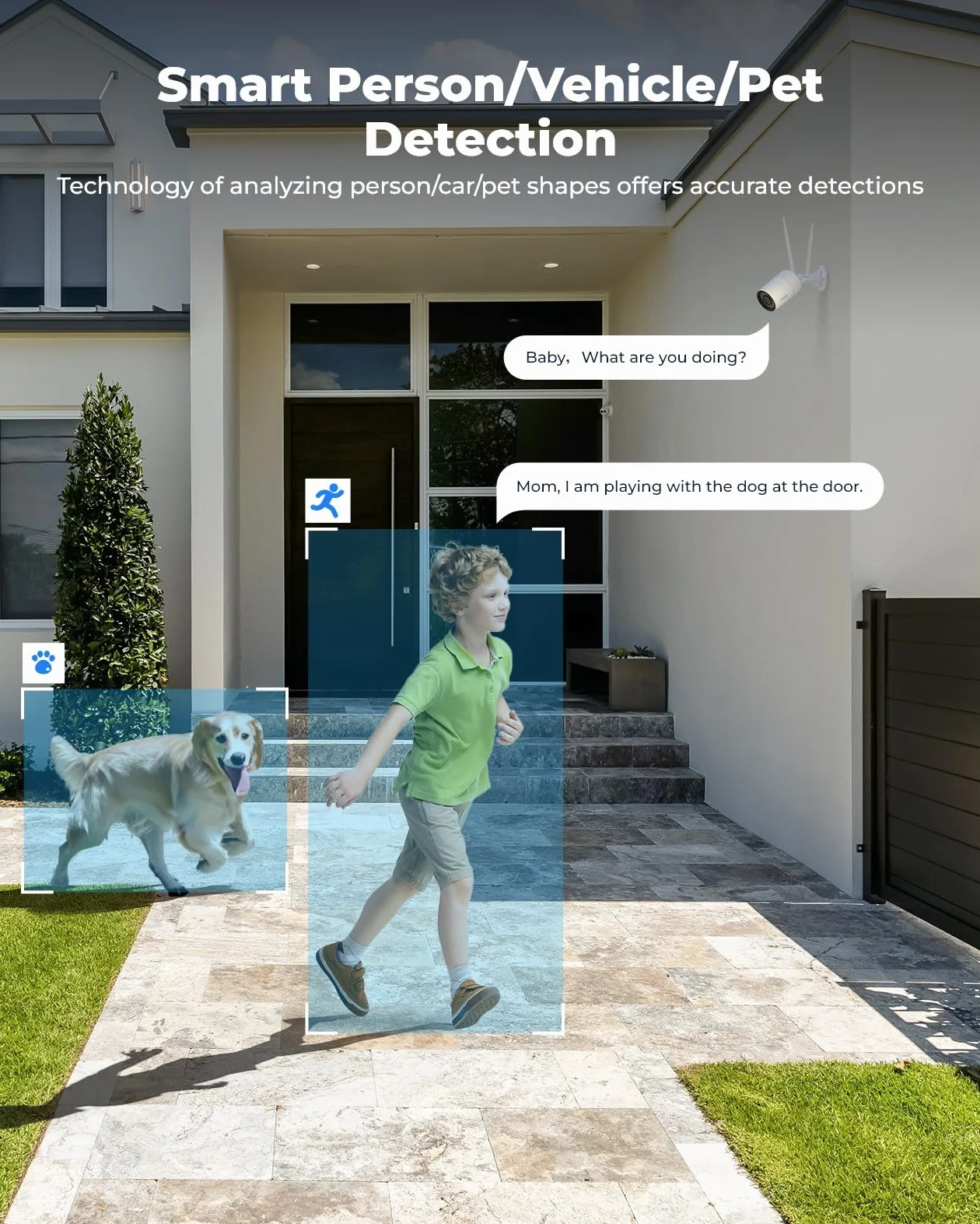 Reolink RLC-810WA 4K Domowa Kamera Bezpieczeństwa, Kamera Zewnętrzna Wi-Fi 6 5/2,4 GHz IP67