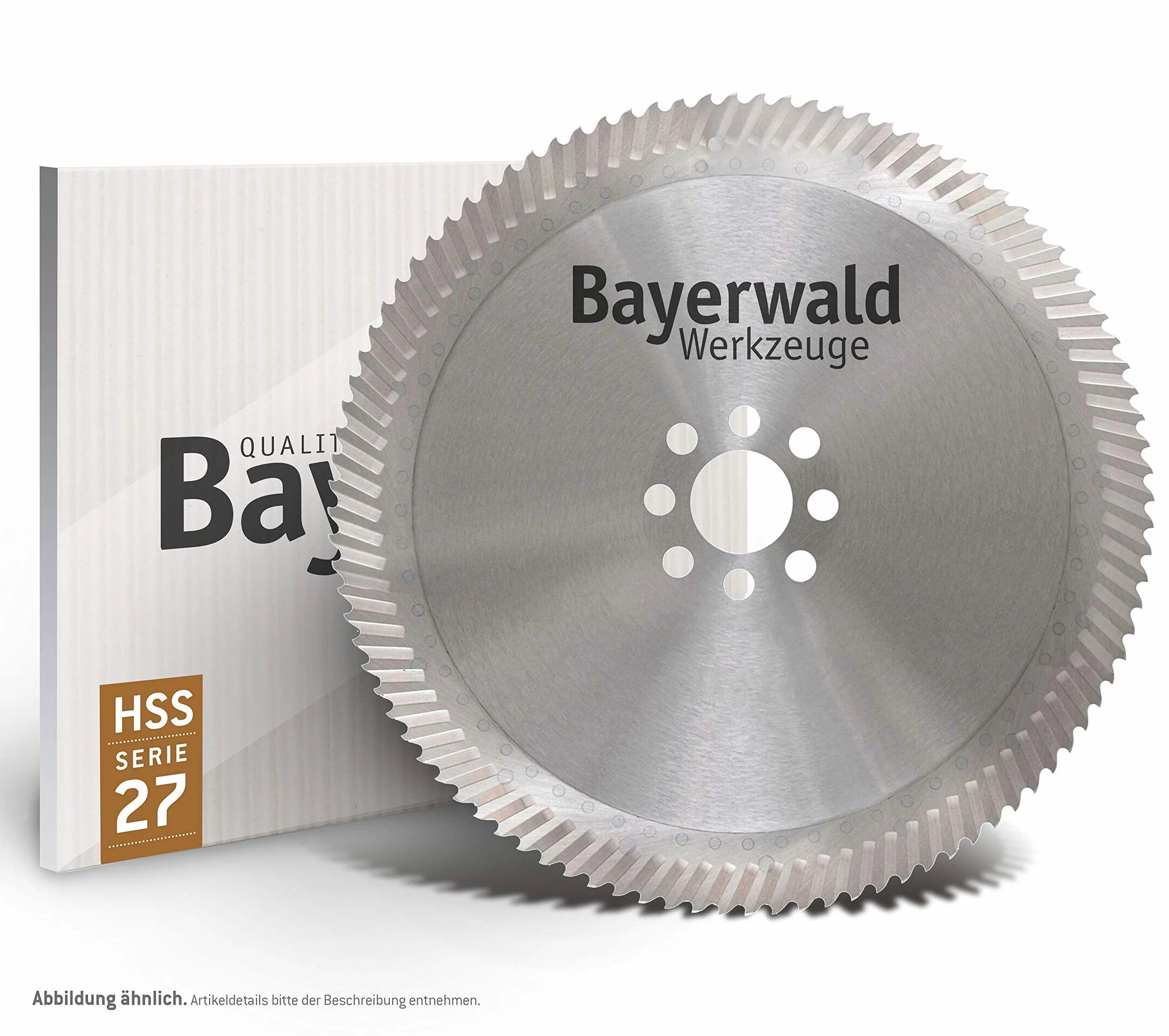 Bayerwald - HSS brzeszczot do piły tarczowej - Ø 400 mm x 4 mm x 50 mm | wysokie ząbki (128 zębów) | Otwory dodatkowe: 4/15/80 + 4/15/85 | wersja ze stali poddana obróbce parowej