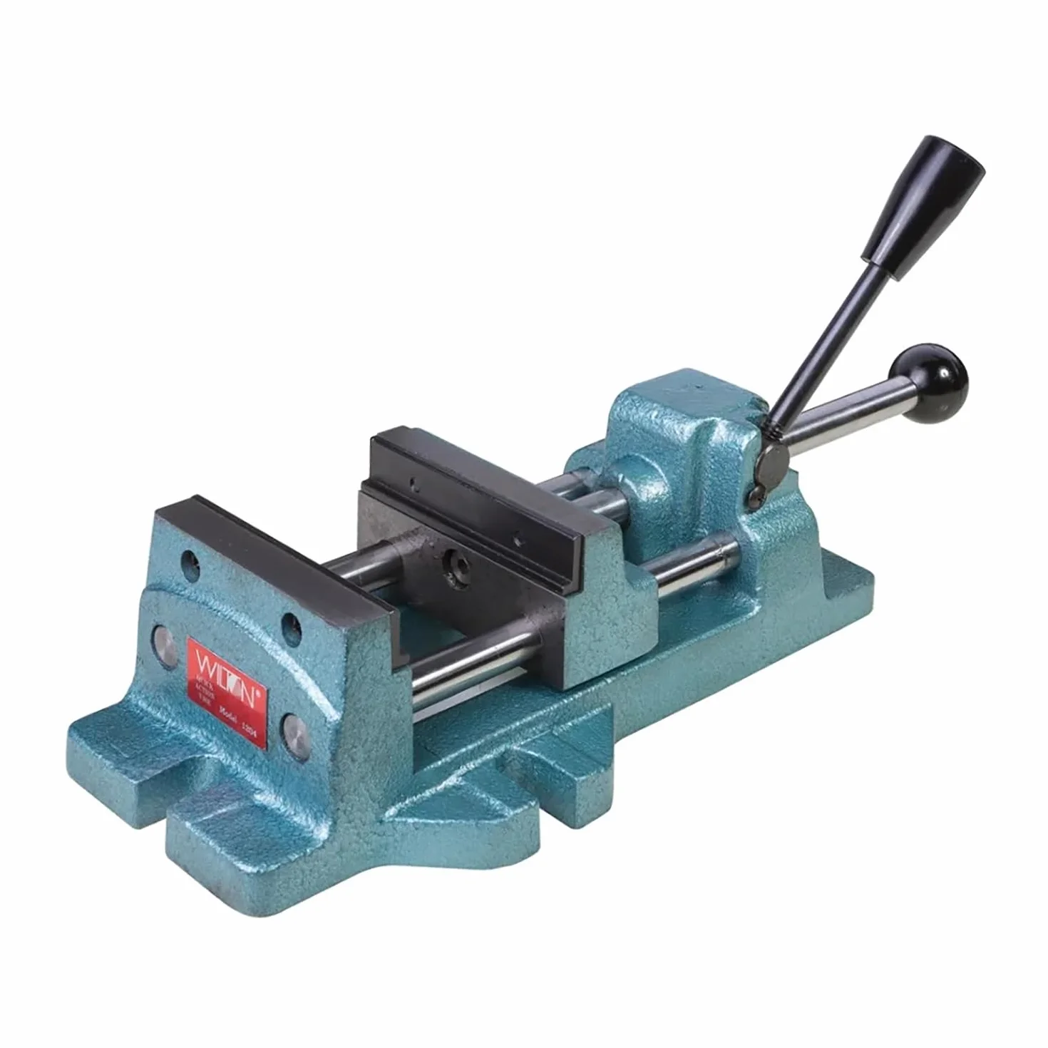 Wilton 1204 Cam Action Imadło do prasy wiertniczej, szerokość szczęk 10 cm, otwór szczęki 4-11/16" (13401)