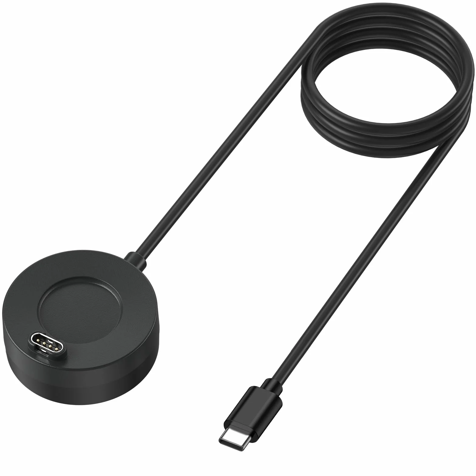 Oumida Kabel do ładowania do Garmin Venu 2 Plus/Sq/Sq 2 Music/Vivoactive 3, ładowarka, USB C, kabel synchronizacji danych do Garmin Fenix 7/6/5 (czarny)