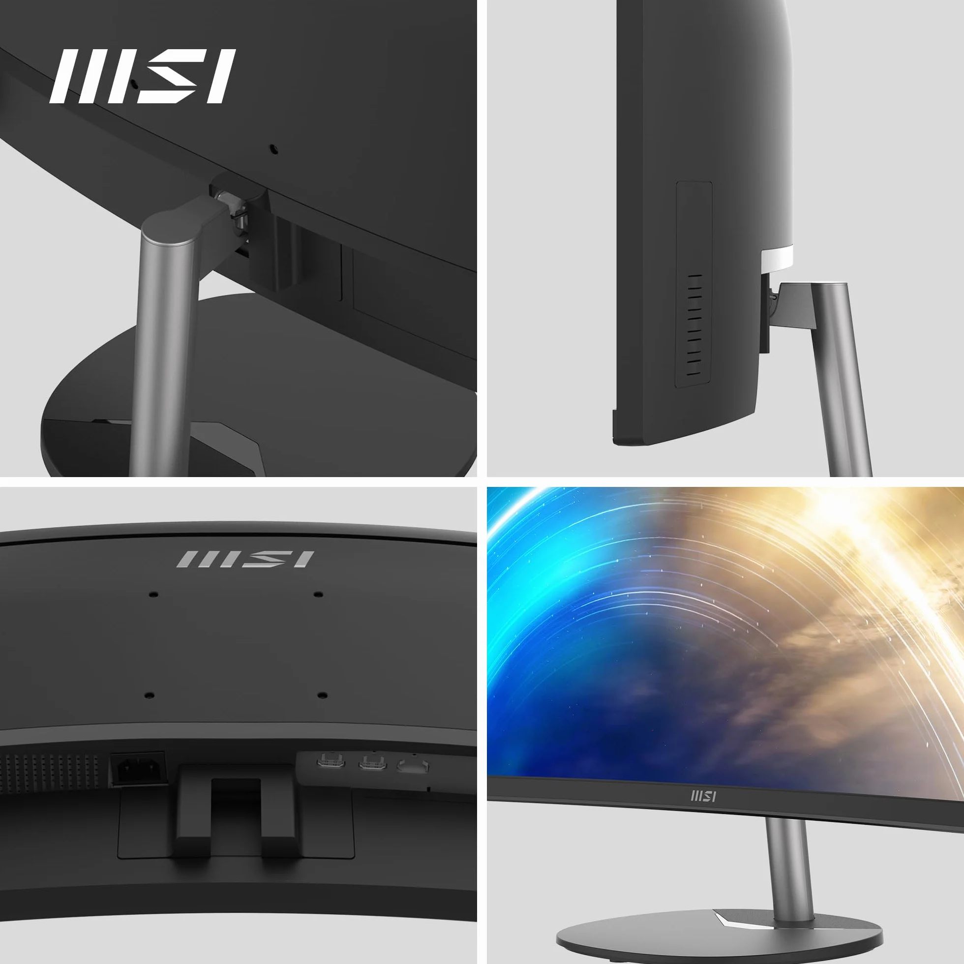 MSI Pro MP341CQ 34" UWQHD zakrzywiony monitor VA 1500R 3440x1440 100Hz HDR Ready