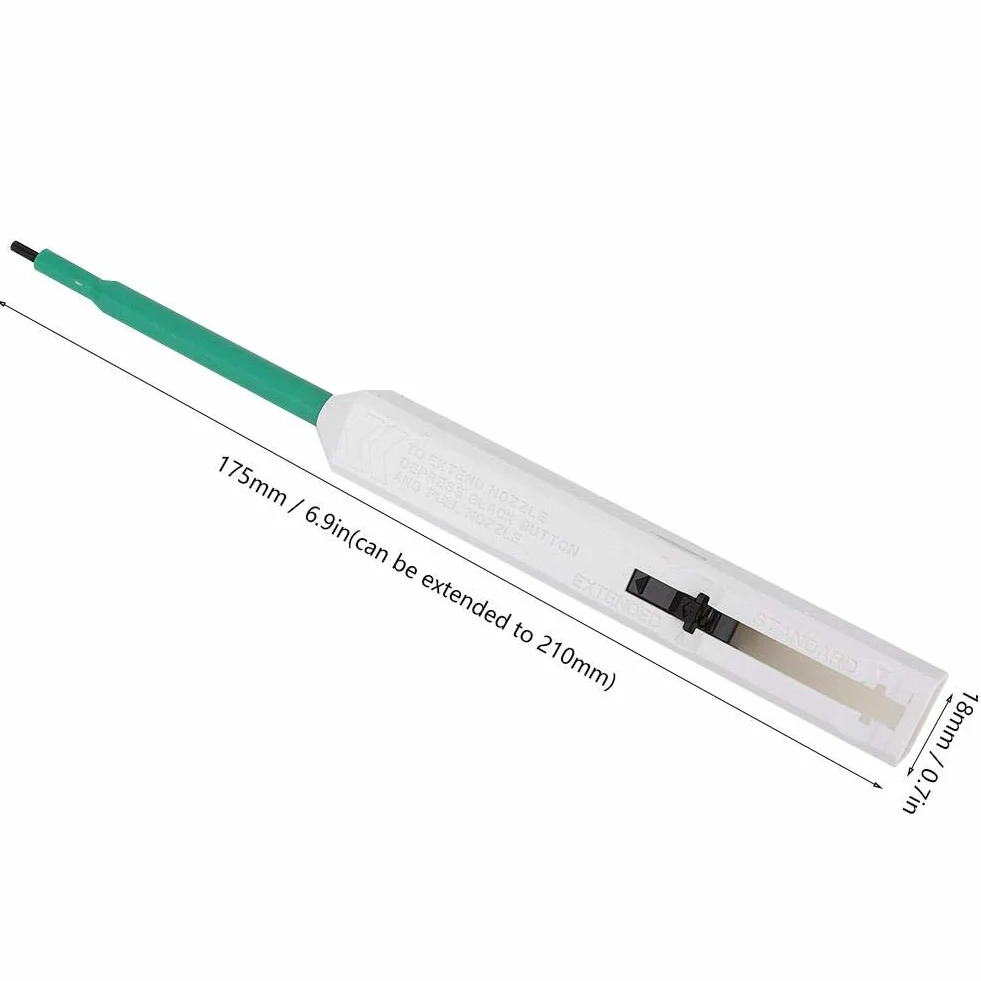 Optischer Reiniger, Glasfaser Reinigungsstift, Mikrofaser Glasfaserkabel für FC/ST/SC/MU 2,5 mm