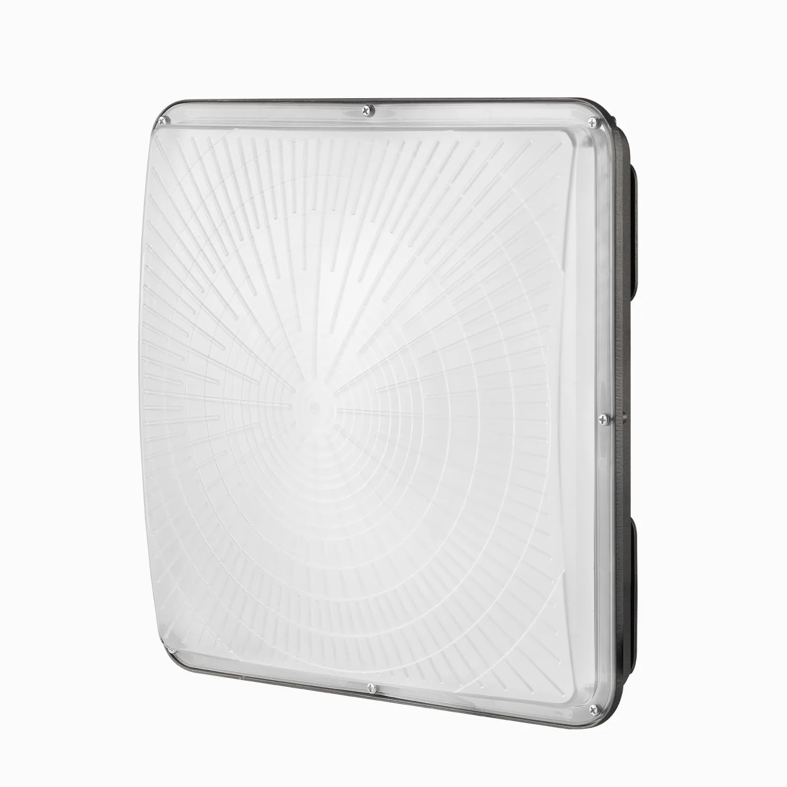 VEVOR Lampa warsztatowa LED, 150 W, lampa sufitowa garażowa, 16500 lm, 5000 K, 31,5 x 31,5 cm, montaż powierzchniowy, oświetlenie sufitowe IP65 do stacji benzynowych, magazynów, fabryk przemysłowych,