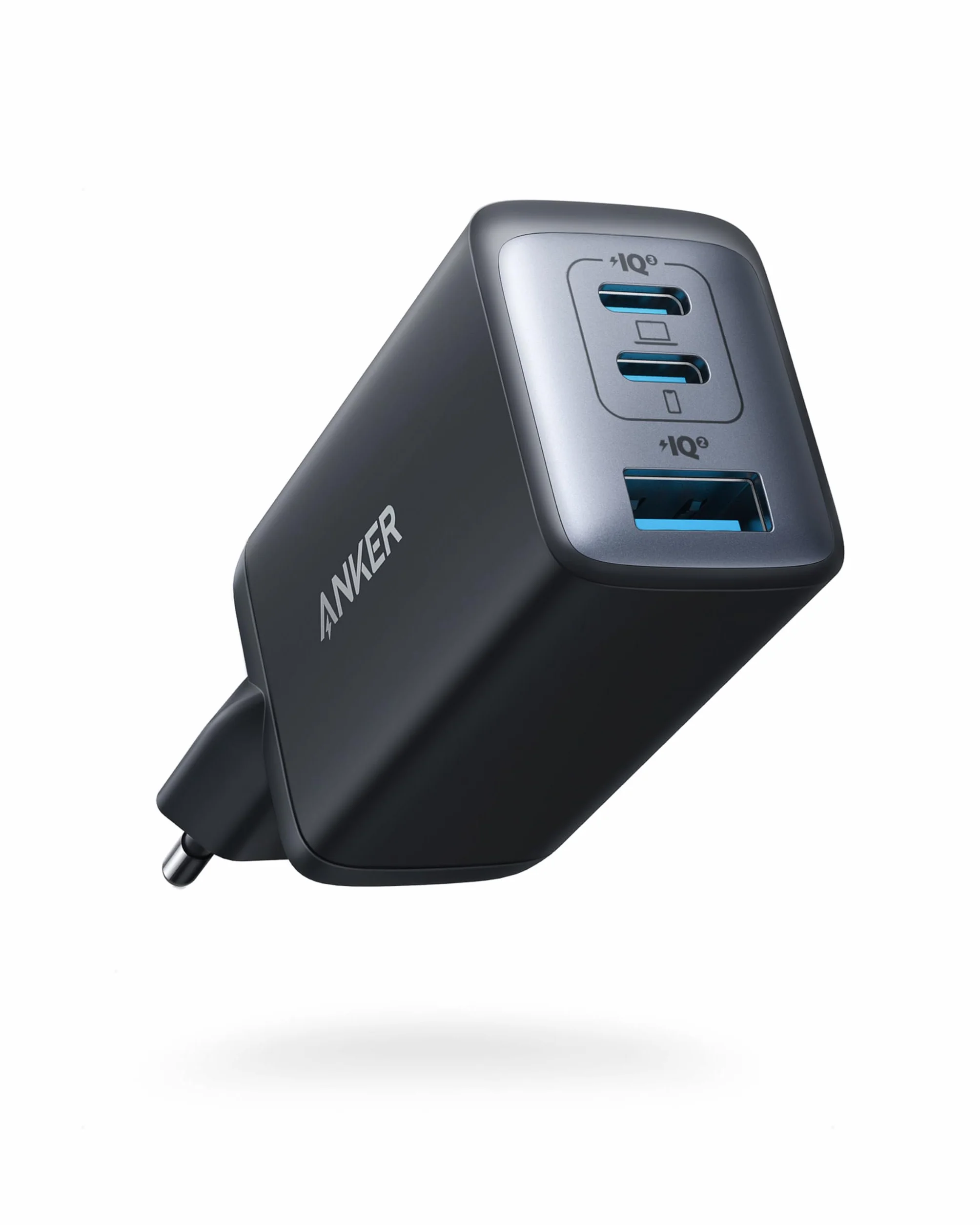 Anker Ładowarka USB C (Nano II 65W) Pod 3-portowa ładowarka PPS, kompaktowy zasilacz USB-C do MacBook Pro, iPad Pro, Steam Deck, Galaxy S20, Dell XPS 13, Note 20/10+, iPhone 16/15, Pixel